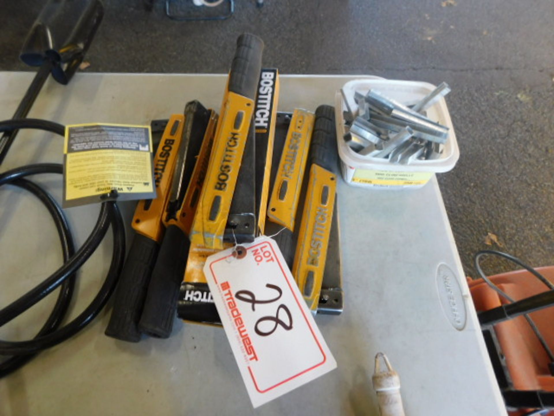 LOT OF BOSTITCH STAPLE GUNS