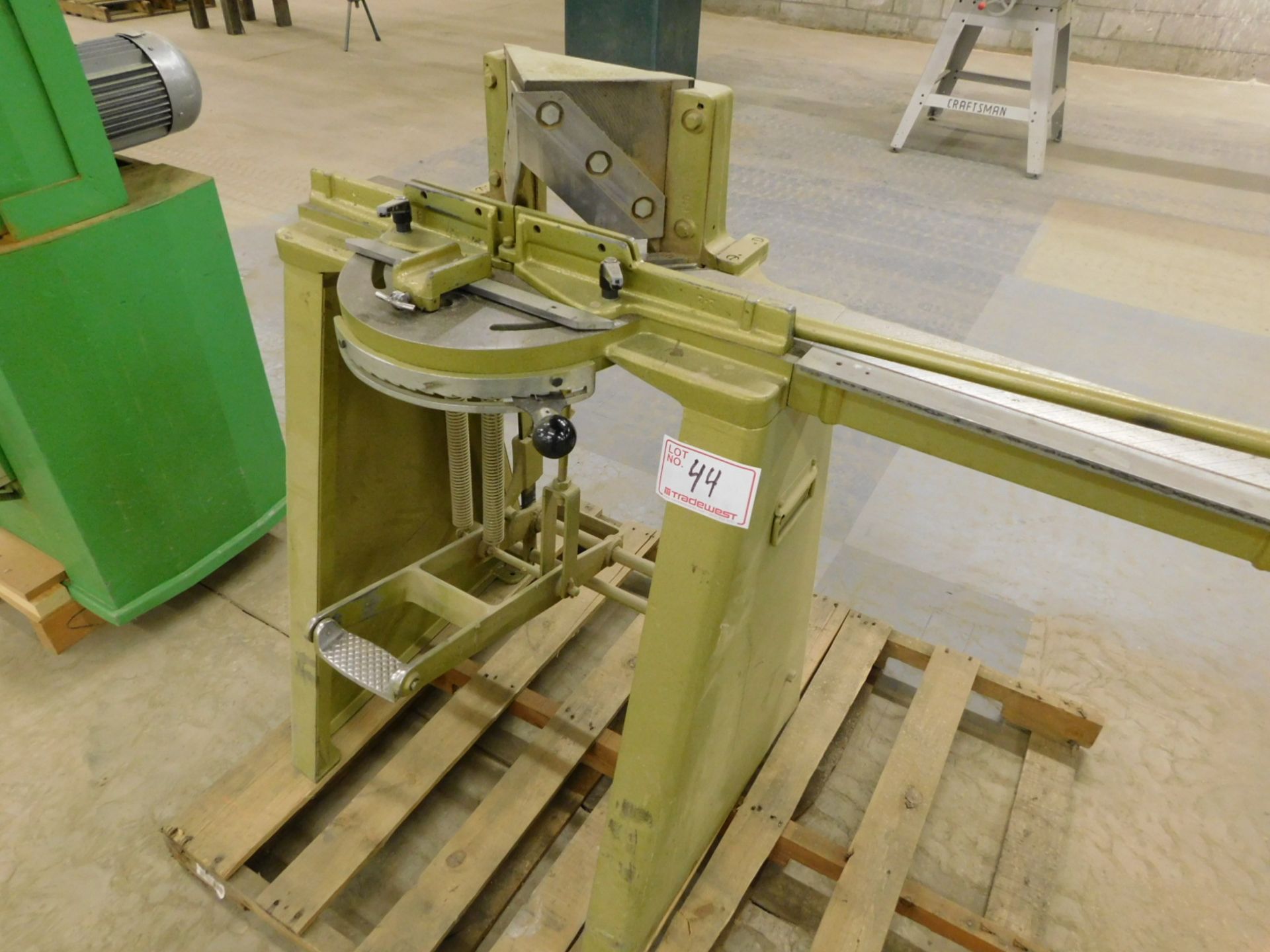 JYDEN NOTCH MACHINE, FOR WOOD STOP 45 DEGREE