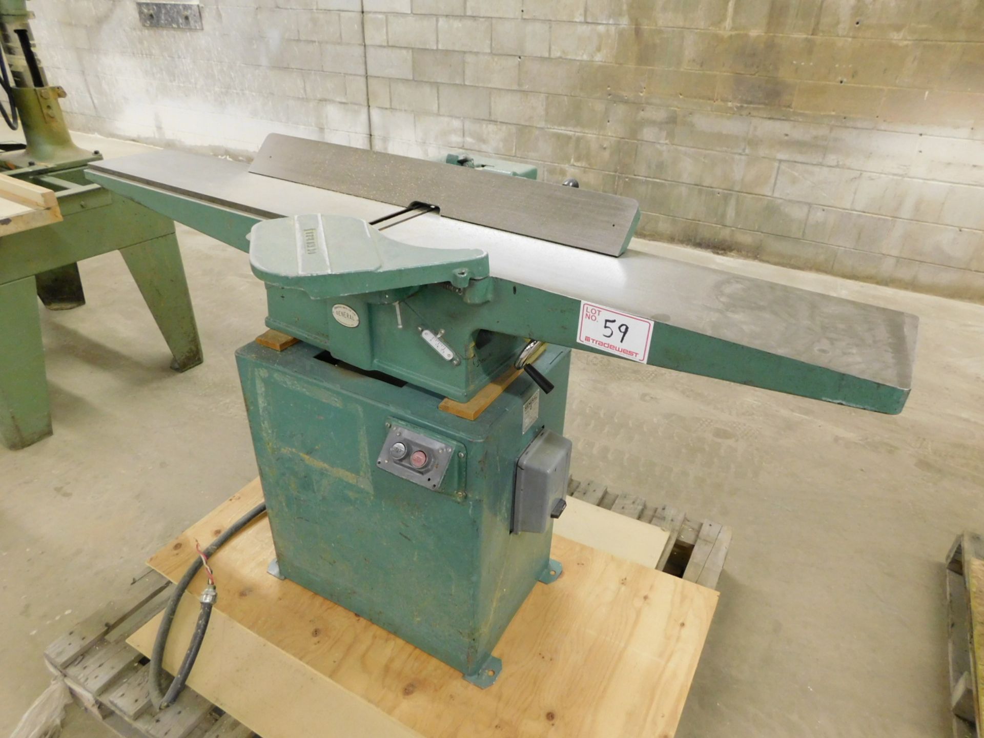 GENERAL 9" JOINTER, MOD 480, 220V, 1PH - Image 2 of 2