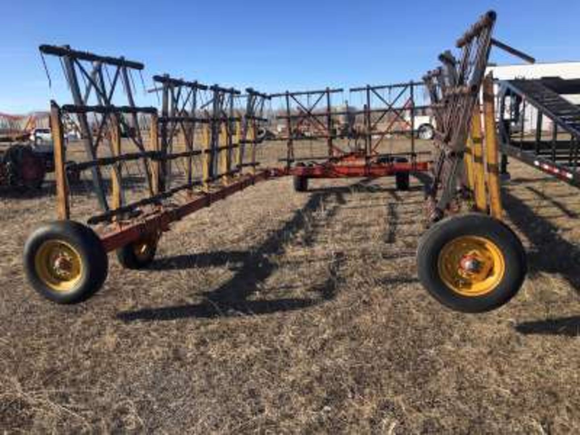 Morris 56ft tine harrows