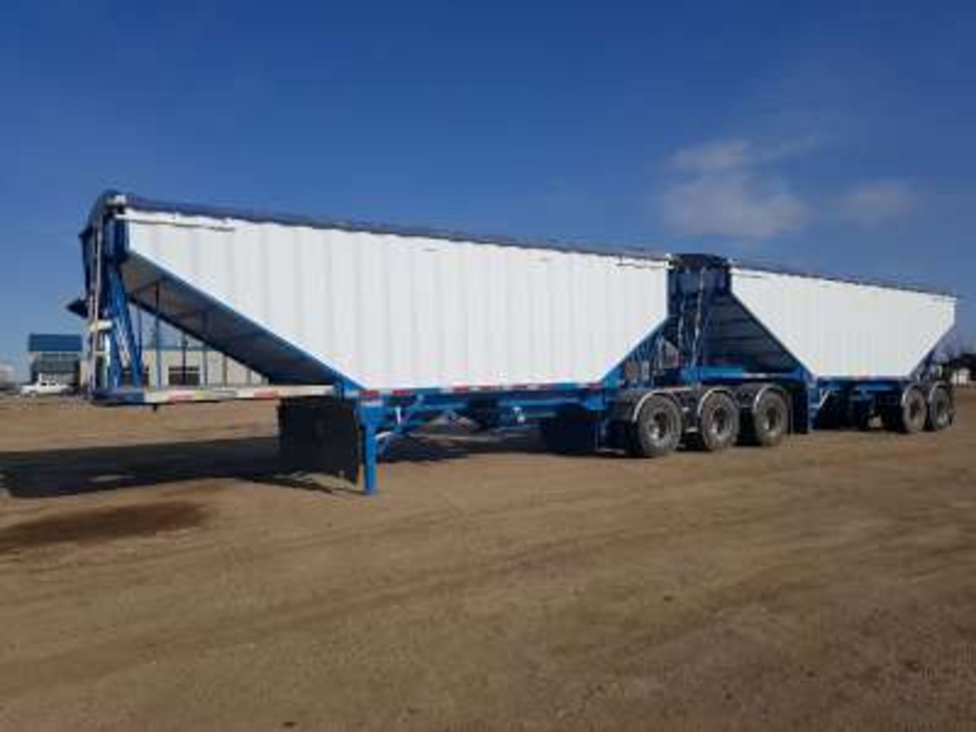 2010 Lode King Super B Grain trailers, fresh sandblast and paint, major work order on under carriage