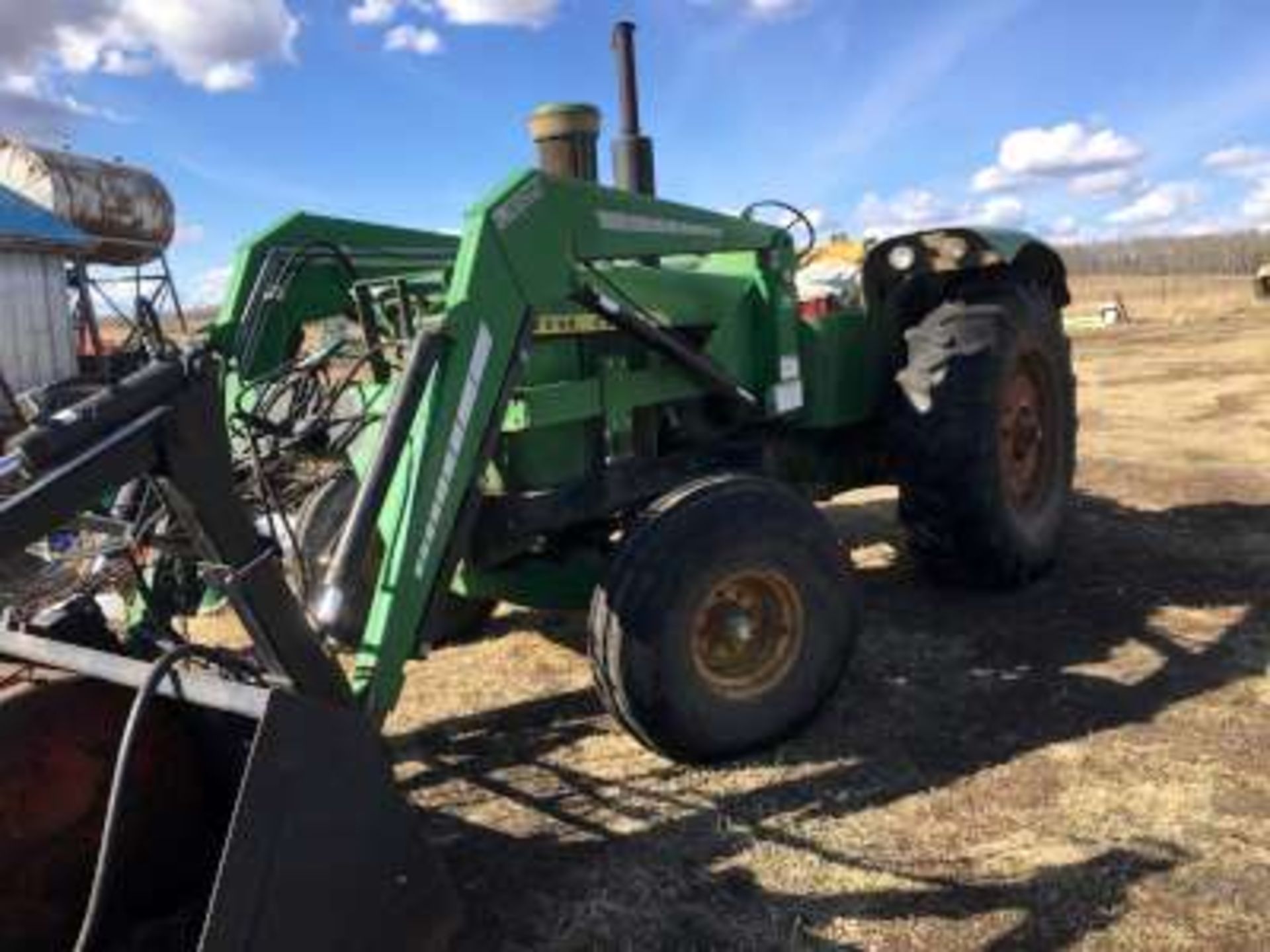 1966 JD 4020 tractor (change over?), dual hyds, Leons FEL and grapple, BRAND NEW Joystick, power