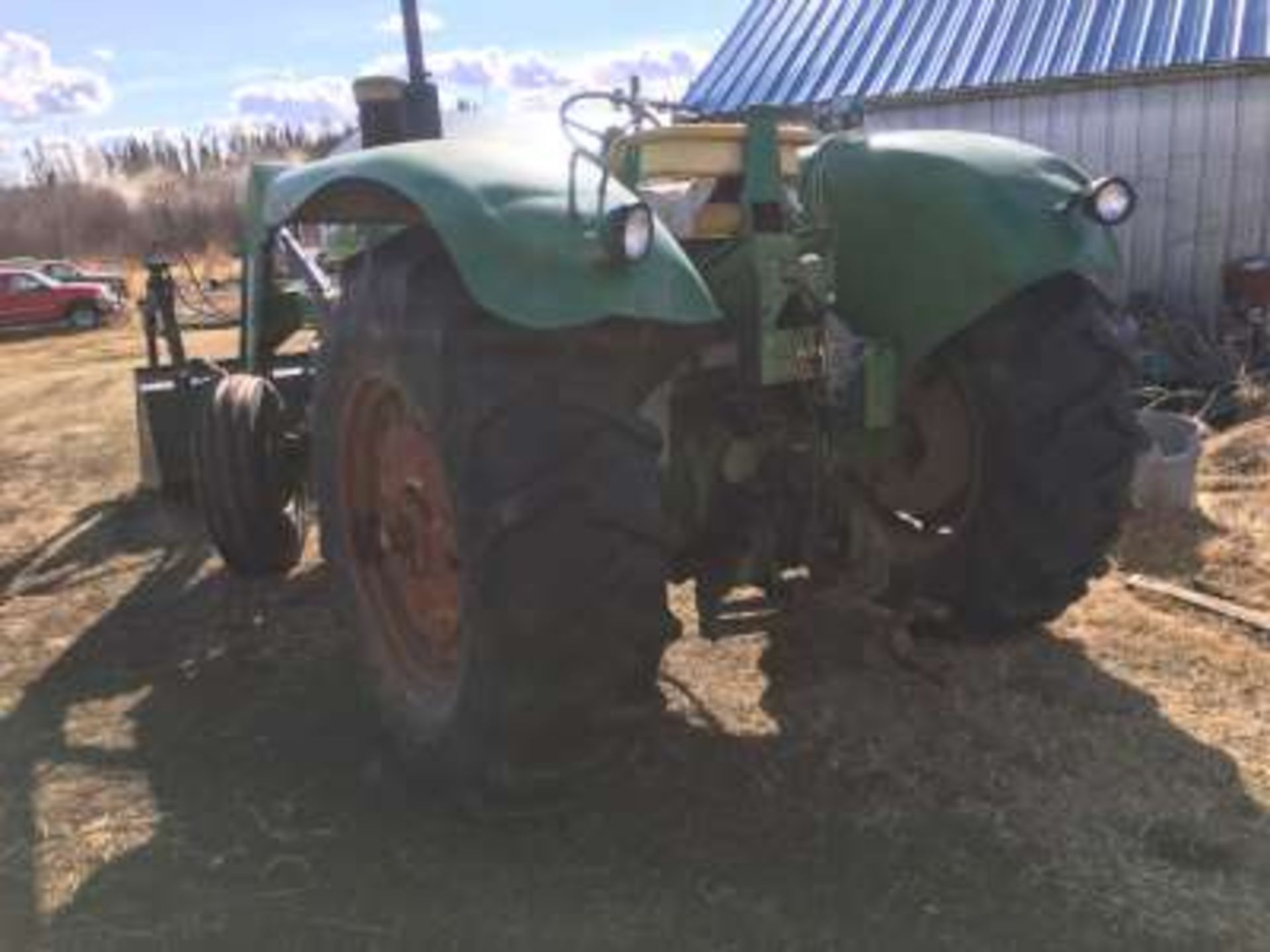 1966 JD 4020 tractor (change over?), dual hyds, Leons FEL and grapple, BRAND NEW Joystick, power - Image 3 of 3