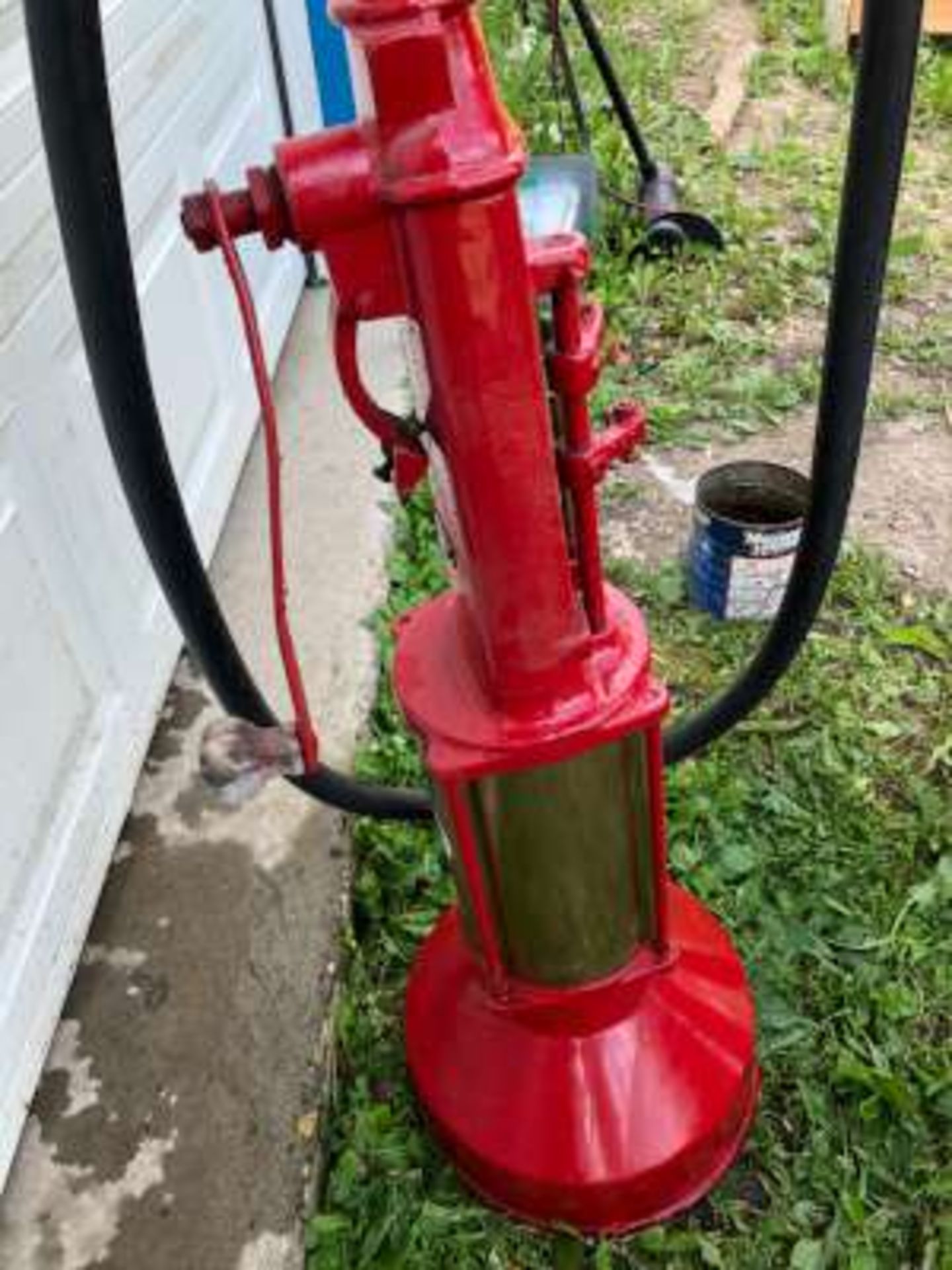 Old Texaco Barrel Pump for oil or gas - Image 4 of 5