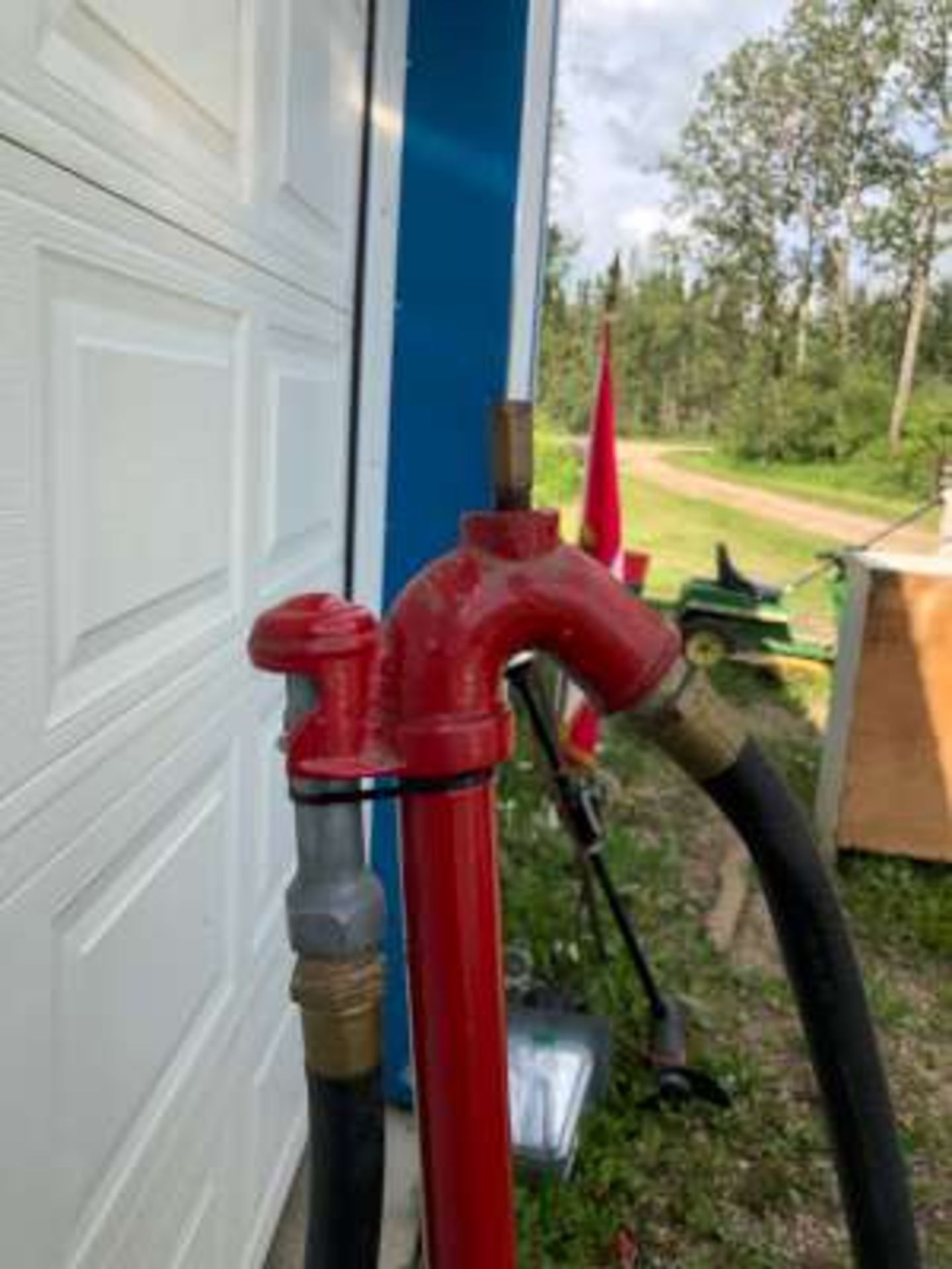 Old Texaco Barrel Pump for oil or gas - Image 3 of 5