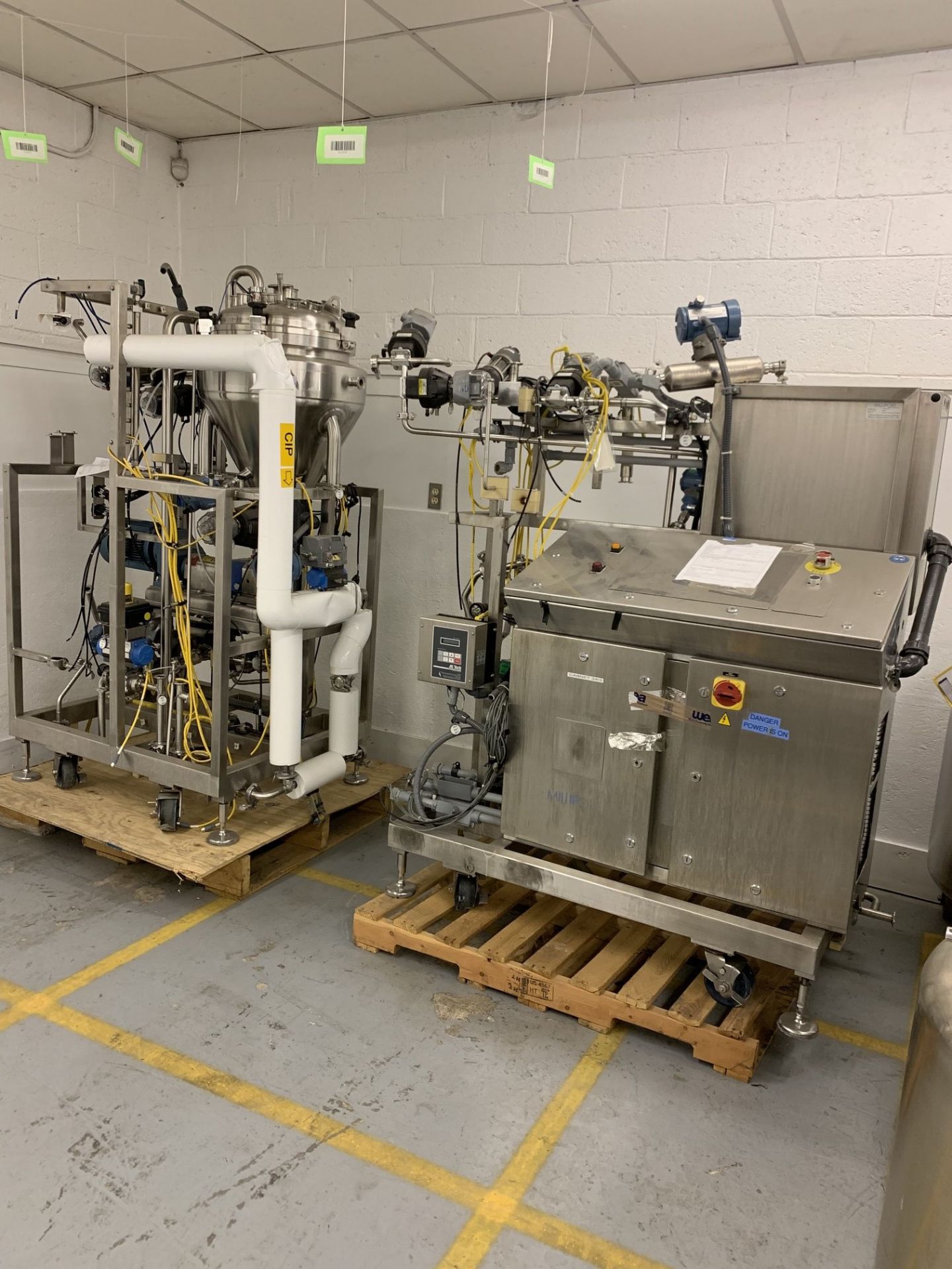 Lot # 176 - Millipore CIP Stainless Steel CIP System with Hayes S2L 60 liters per minute Stainless