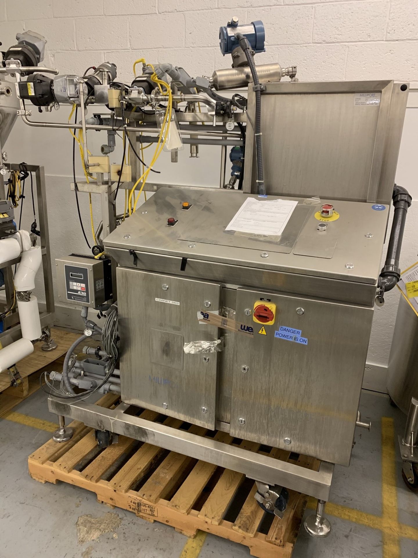 Lot # 176 - Millipore CIP Stainless Steel CIP System with Hayes S2L 60 liters per minute Stainless - Image 3 of 13
