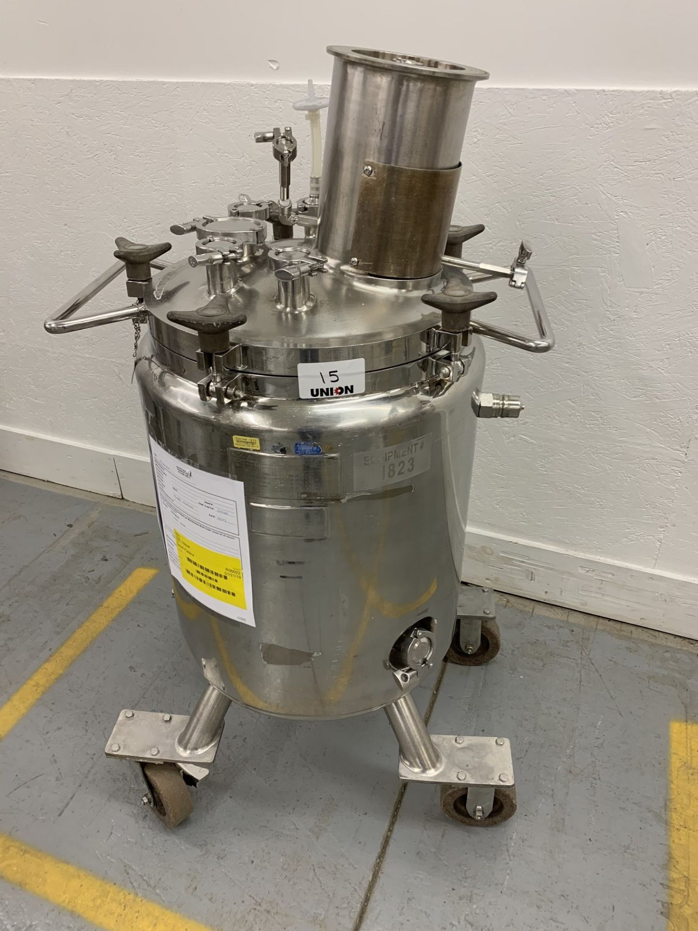 Lot # 15 - Lee Industries, Vacuum Kettle, 100LU, Stainless Steel, 100 Liter Steam Jacketed,