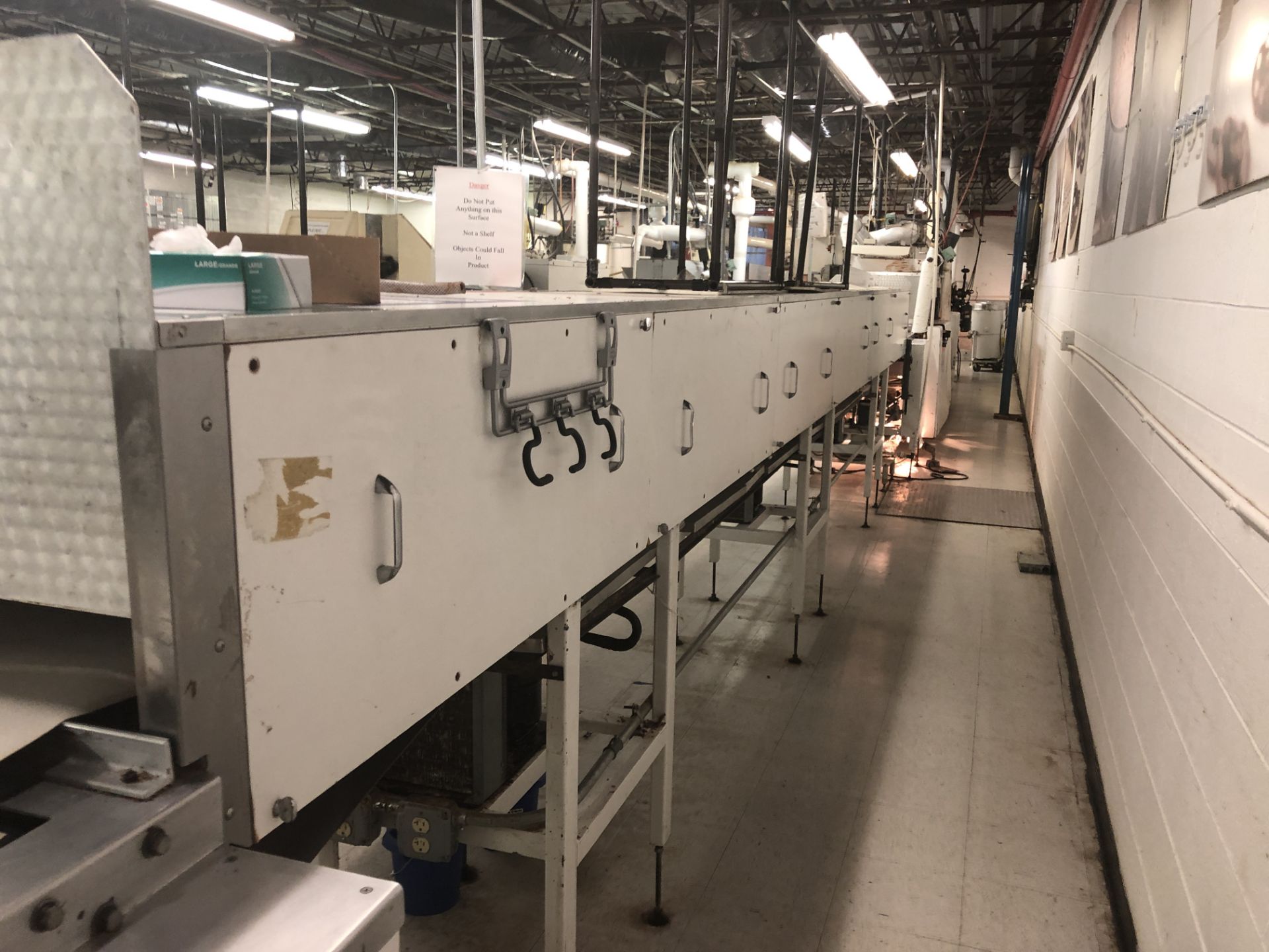 Smith 16" Enrobing Line - 8-ft long cold plate with freon compressor, Whetstone pre-bottomer and 8- - Image 16 of 17