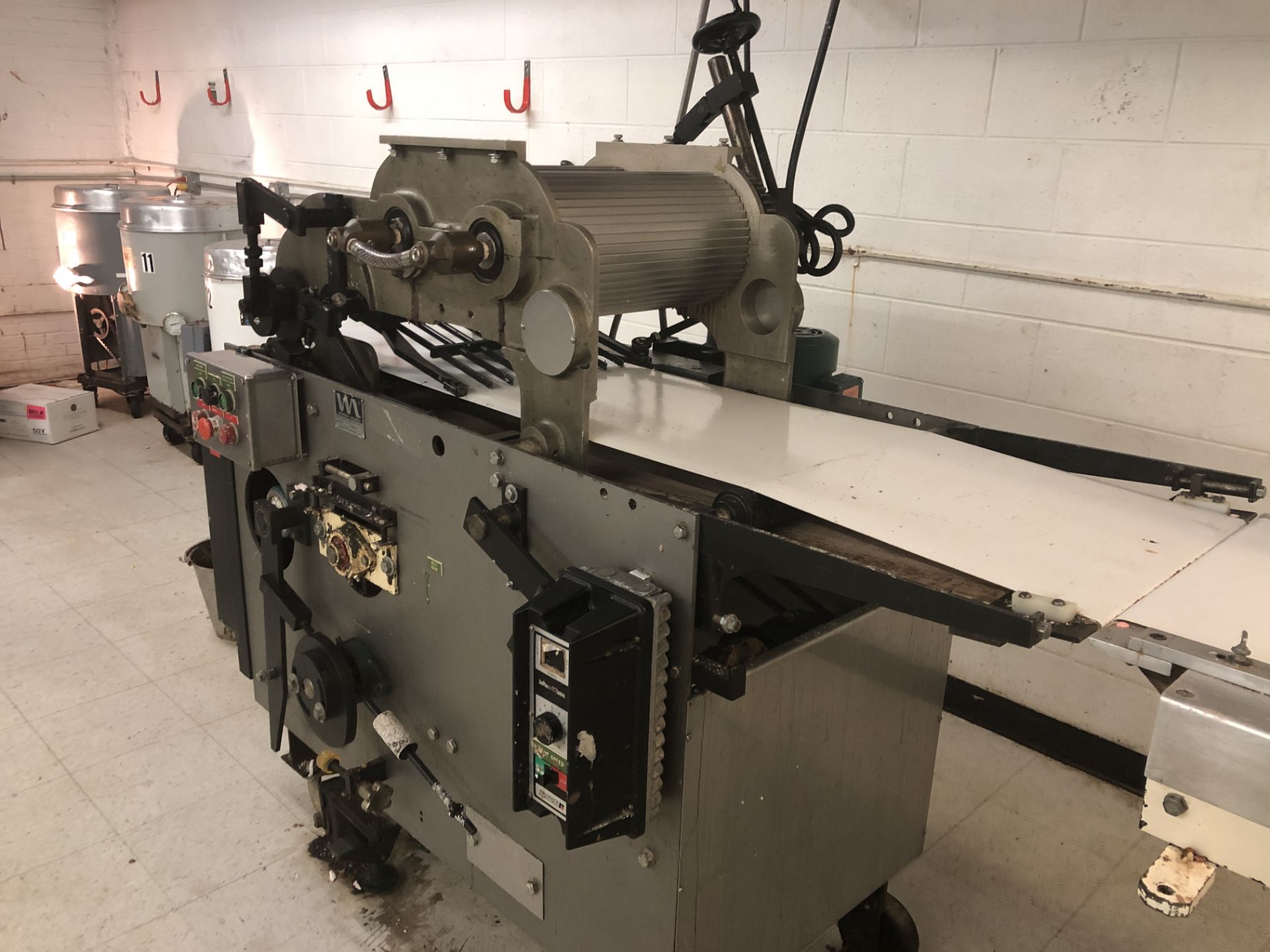 Werner Lehara 16" Wire-Cut Extruder with jacketed rolls, variable speed, (9) outlet 1.25" diameter - Image 8 of 8