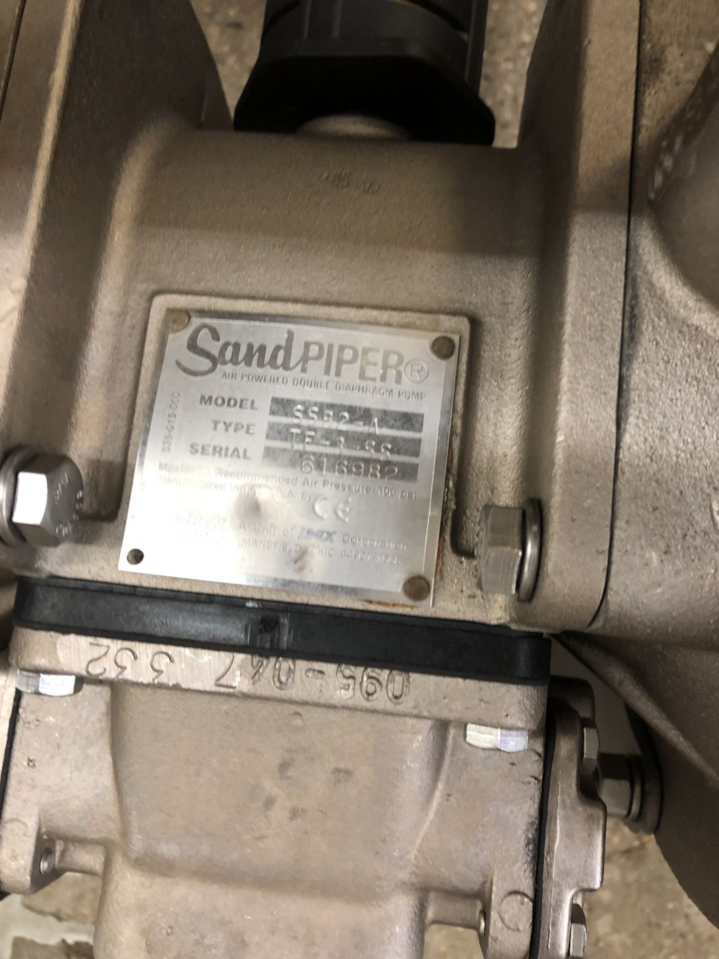 Sandpipe SSB2-A stainless steel diaphragm Pump - Bild 2 aus 3
