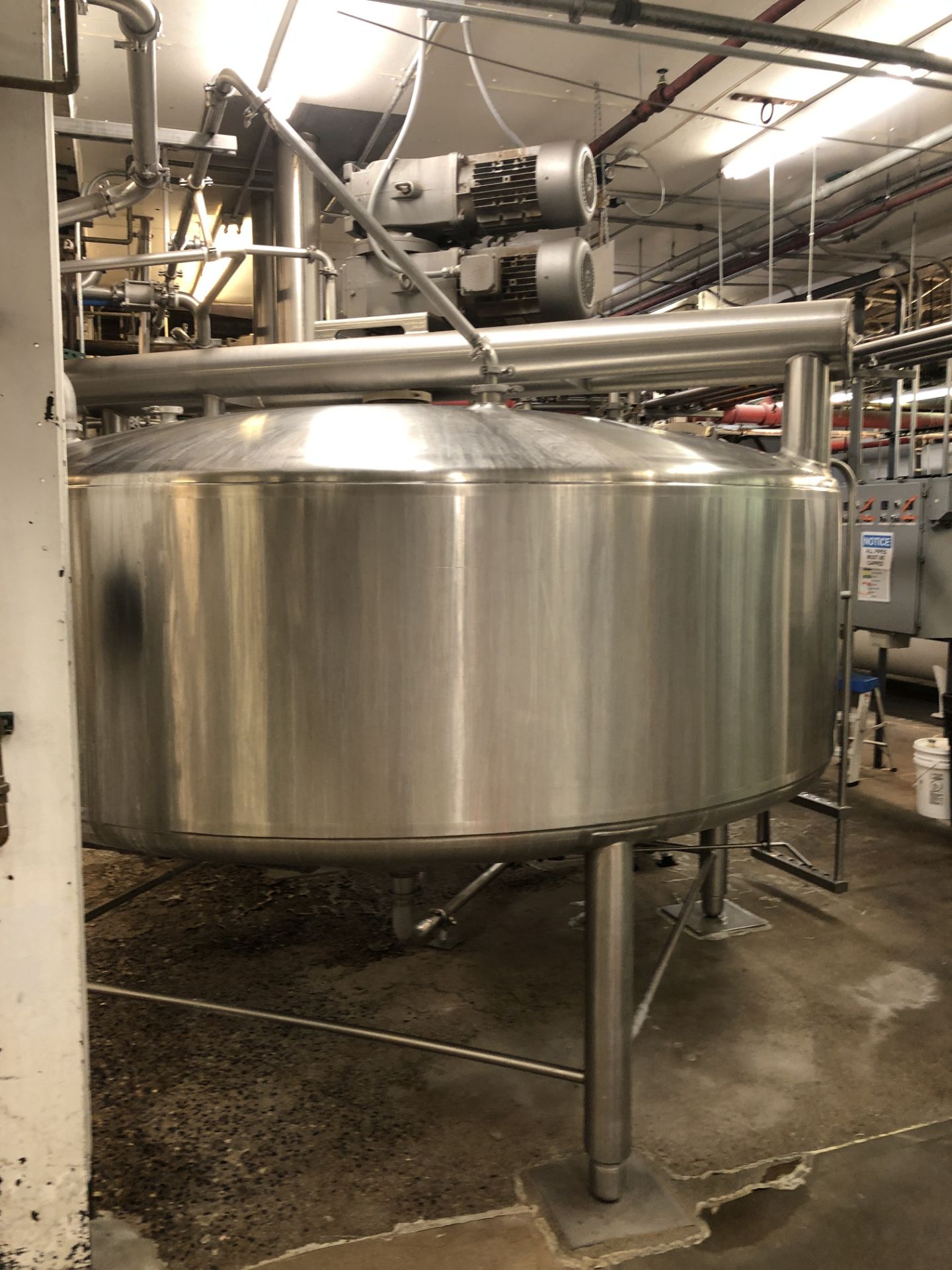 Feldmeir 1500 Gallon Cooker Cooler Double Action Jacketed Stainless Steel Cooking and Mixing - Image 2 of 7