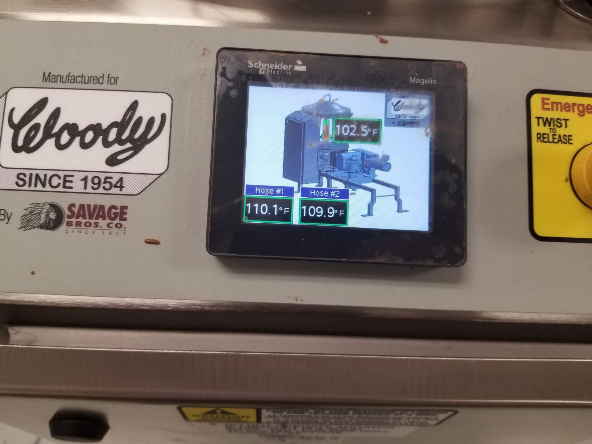 Savage/Woody 125 lb Stainless Steel Chocolate Melter with Touchscreen controls -Jacketed and - Image 9 of 9