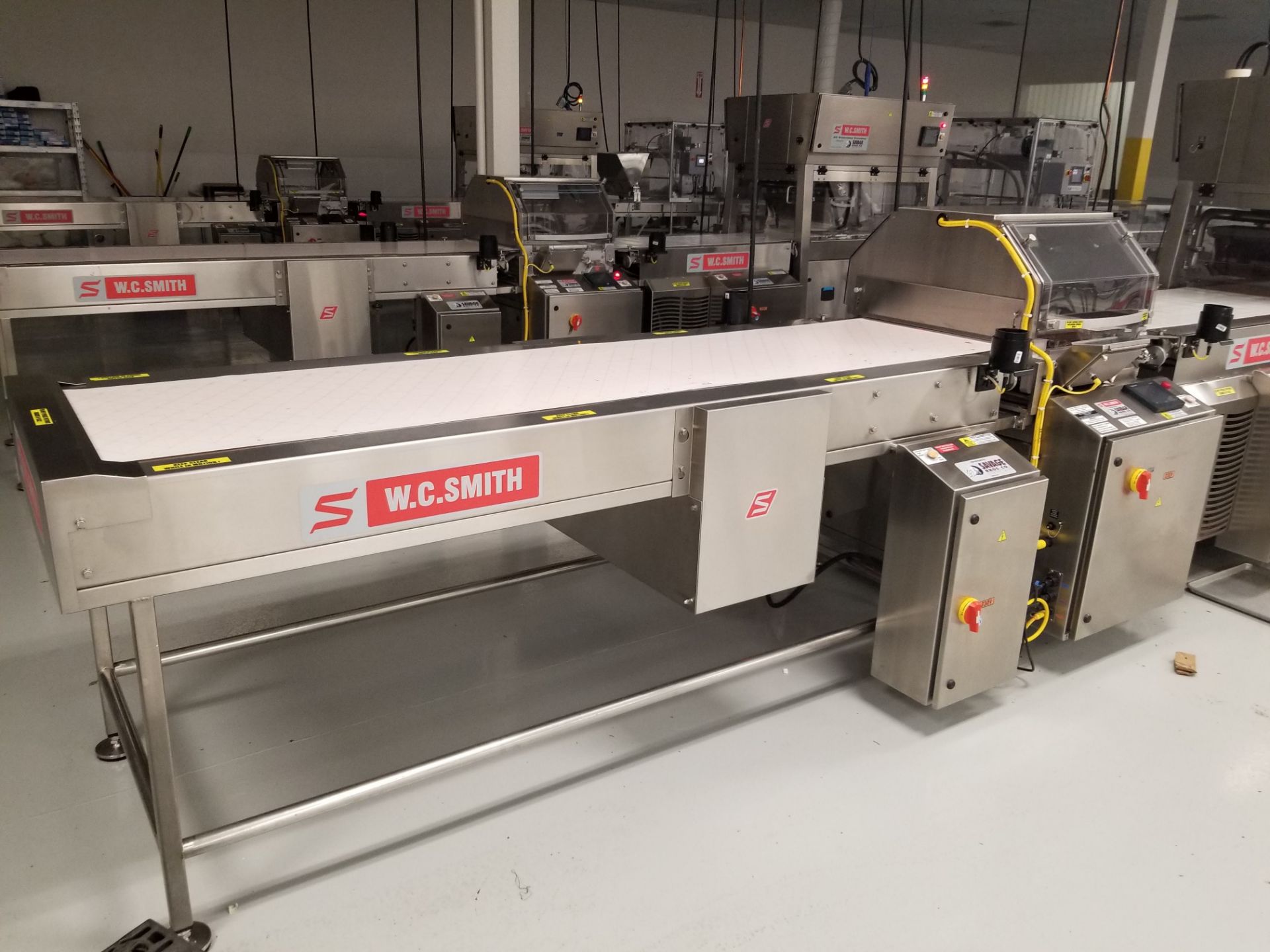 Smith 24” Stainless Steel Enrobing line – New 2017 - Smith model 5224-49 8-ft long Stainless Steel - Image 26 of 27