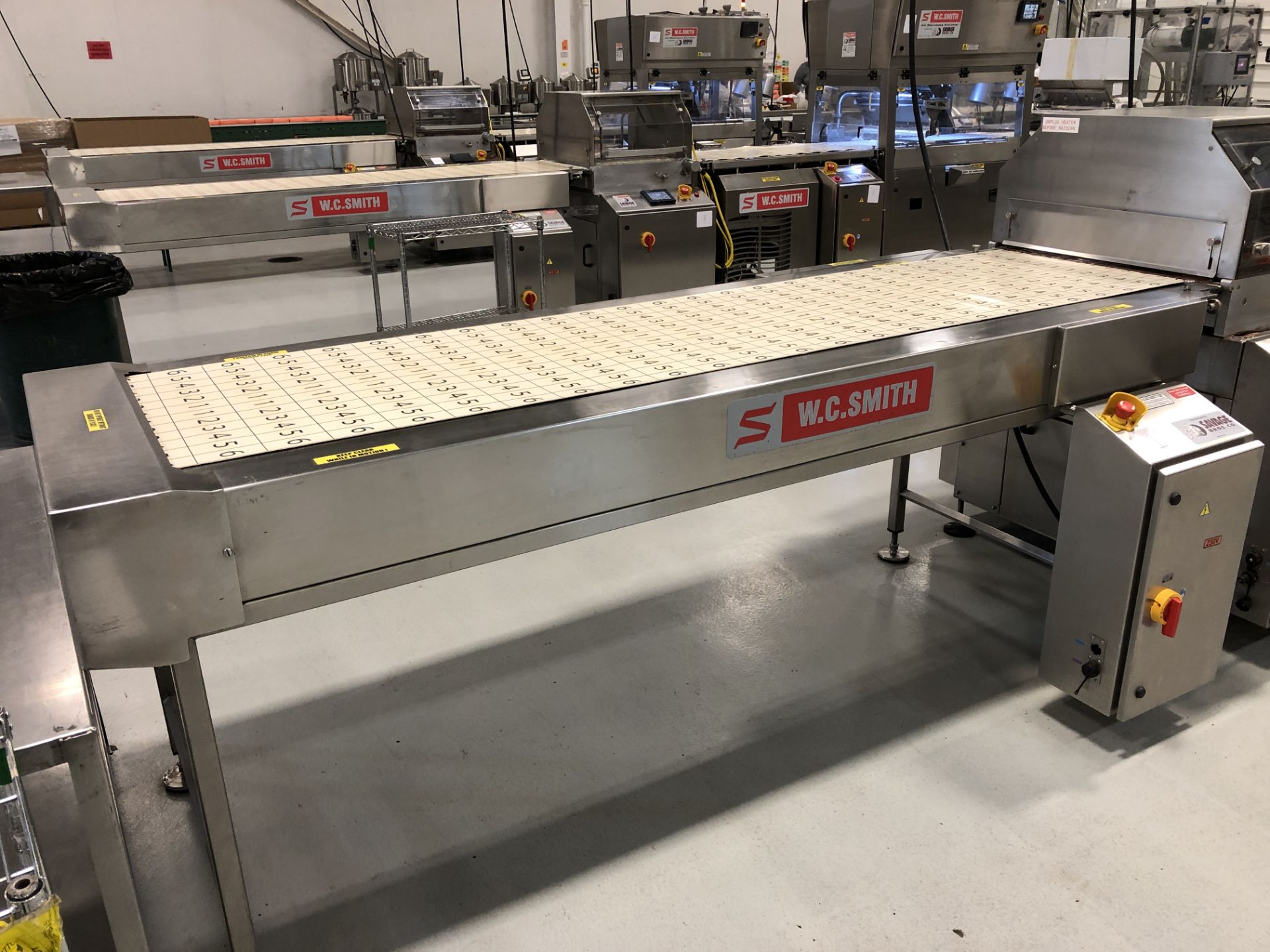 Smith 24” Stainless Steel Enrobing line – New 2013 - Smith model 5224-49 8-ft long Stainless Steel - Image 7 of 28