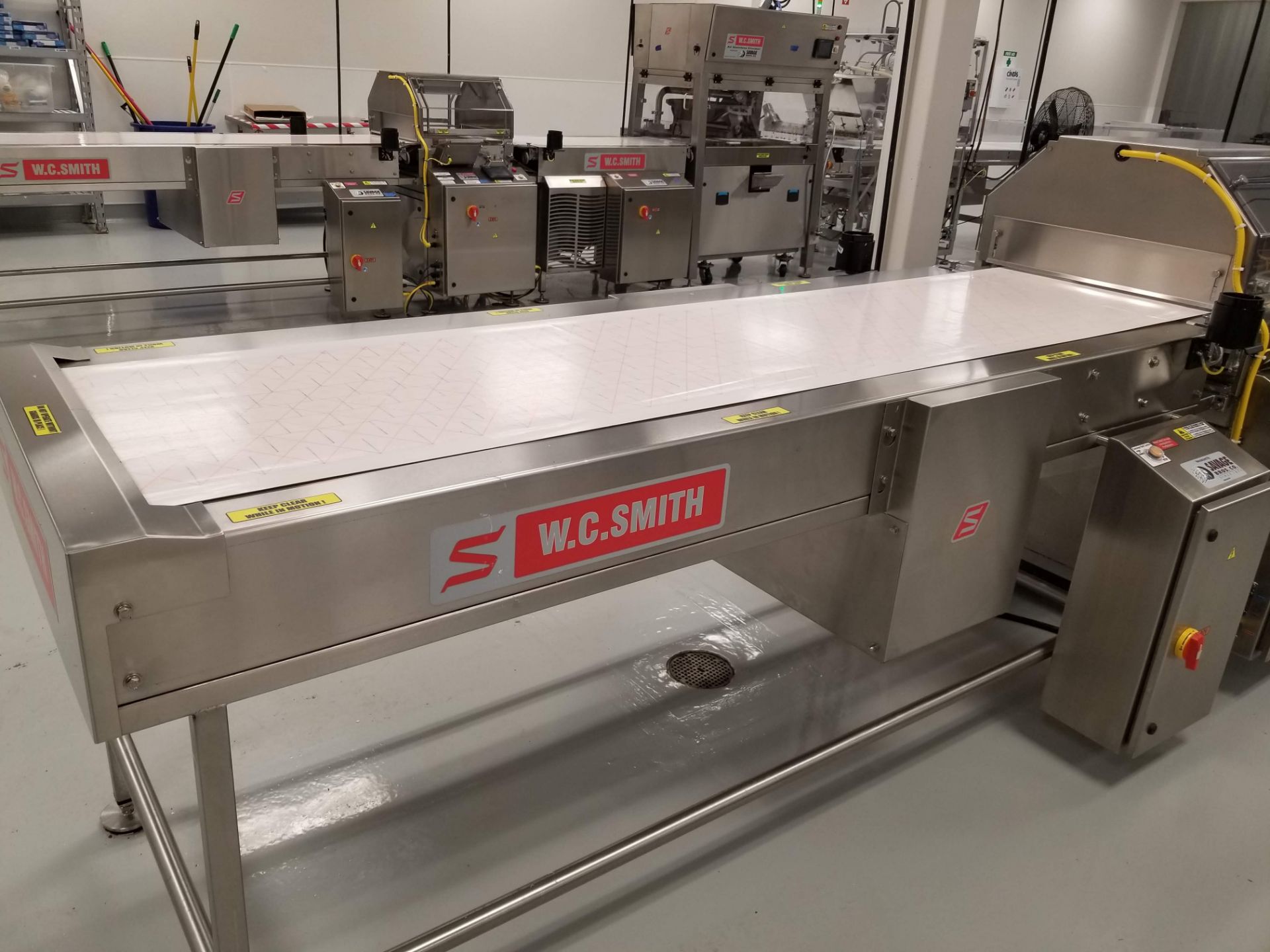 Smith 24” Stainless Steel Enrobing line – New 2017 - Smith model 5224-49 8-ft long Stainless Steel - Image 11 of 18