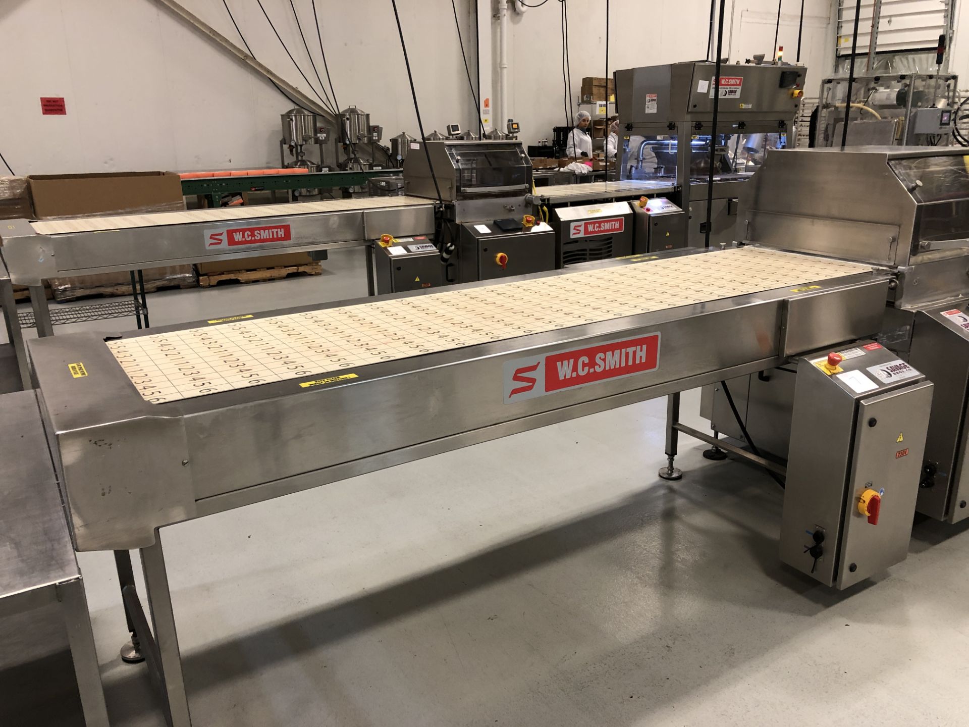 Smith 24” Stainless Steel Enrobing line – New 2013 - Smith model 5224-49 8-ft long Stainless Steel - Image 5 of 25