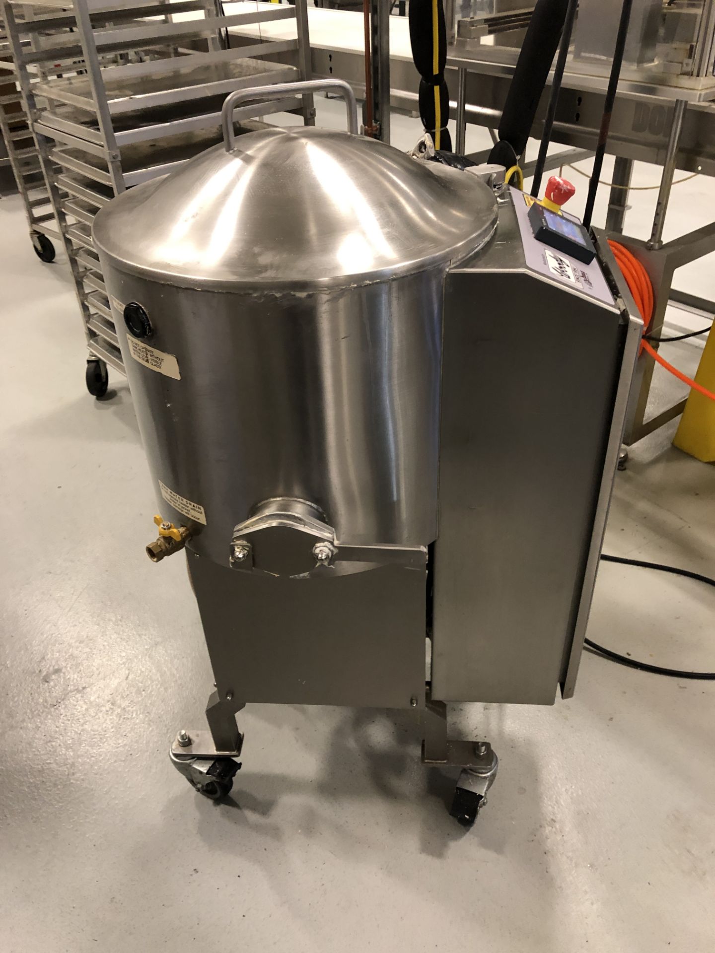 Savage/Woody 125 lb Stainless Steel Chocolate Melter with Touchscreen controls, jacketed and - Image 3 of 7