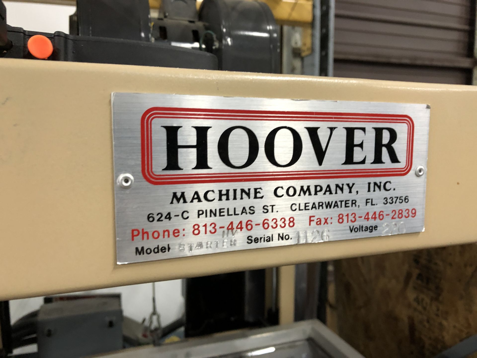 Hoover model Starter Thermoforming plastic mold making machine 18" x 24" range - Image 2 of 6