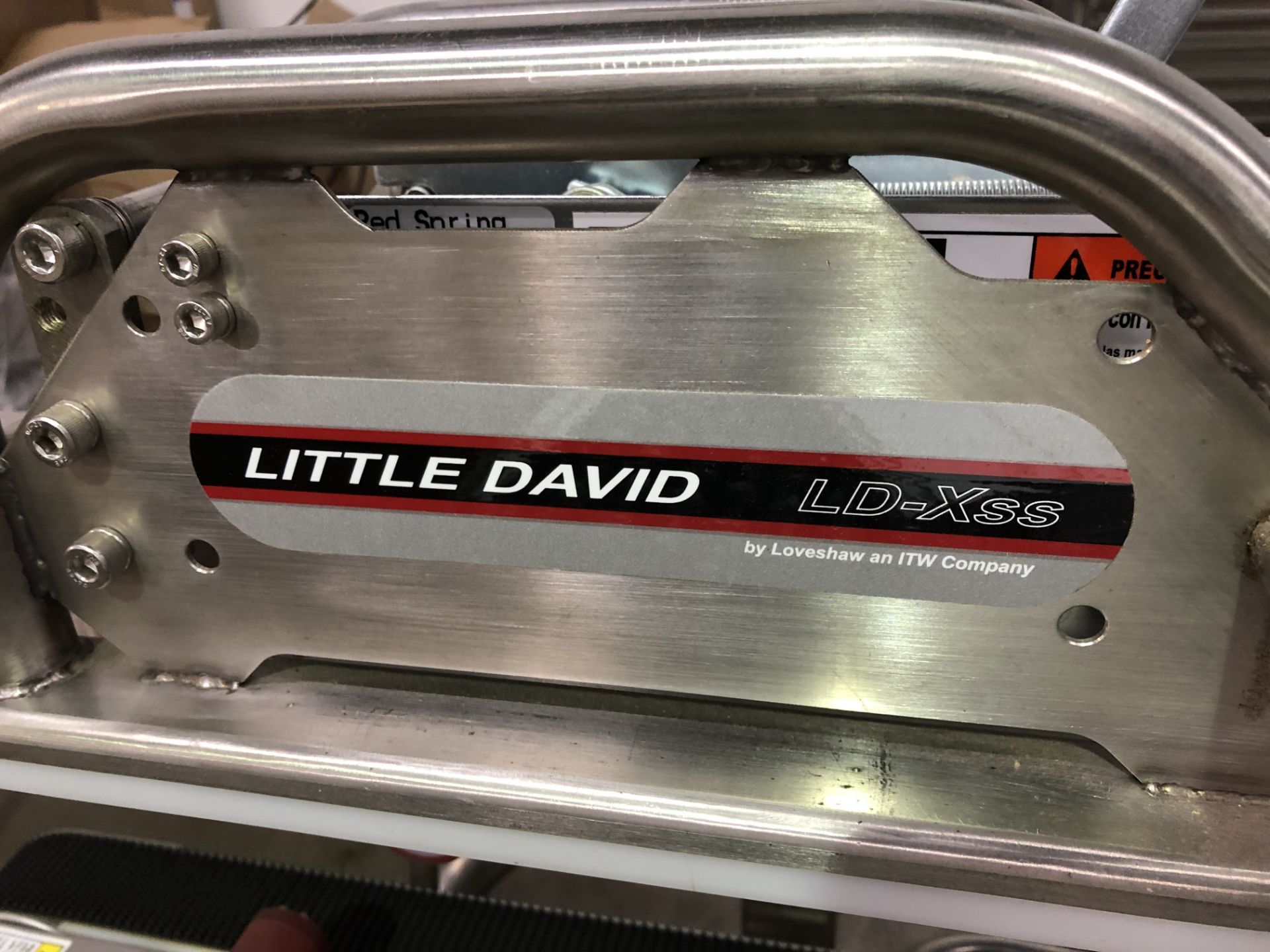 Loveshaw Little David Stainless Steel Washdown model CF-5-SS Case Erector with Loveshaw Little David - Image 5 of 9