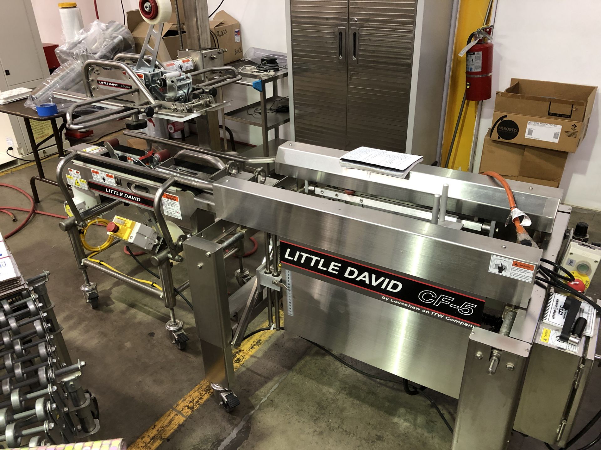 Loveshaw Little David Stainless Steel Washdown model CF-5-SS Case Erector with Loveshaw Little David - Image 2 of 9