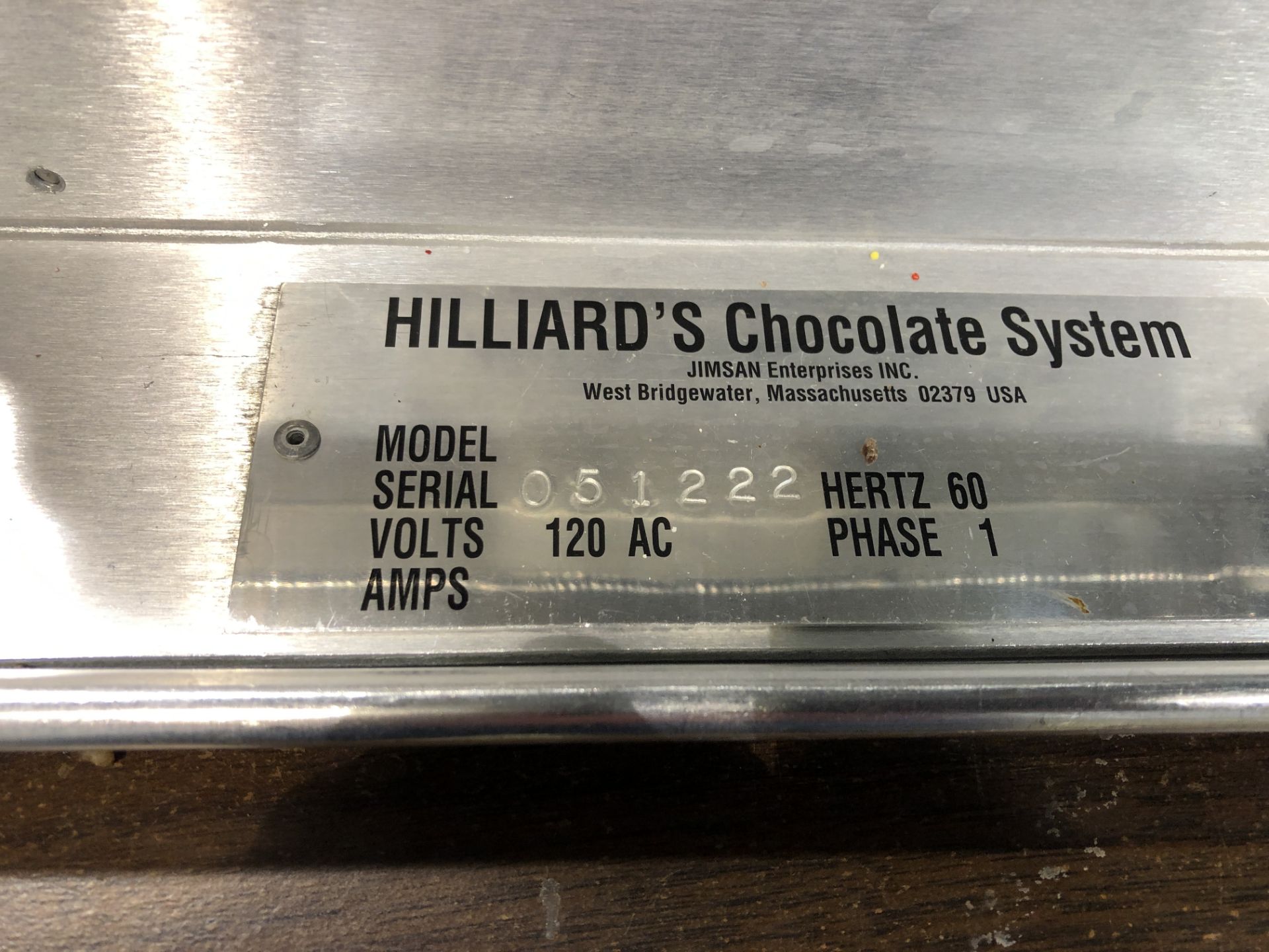 Hilliard 16" Topping Device. Serial#051222. 120 volts. - Image 4 of 4