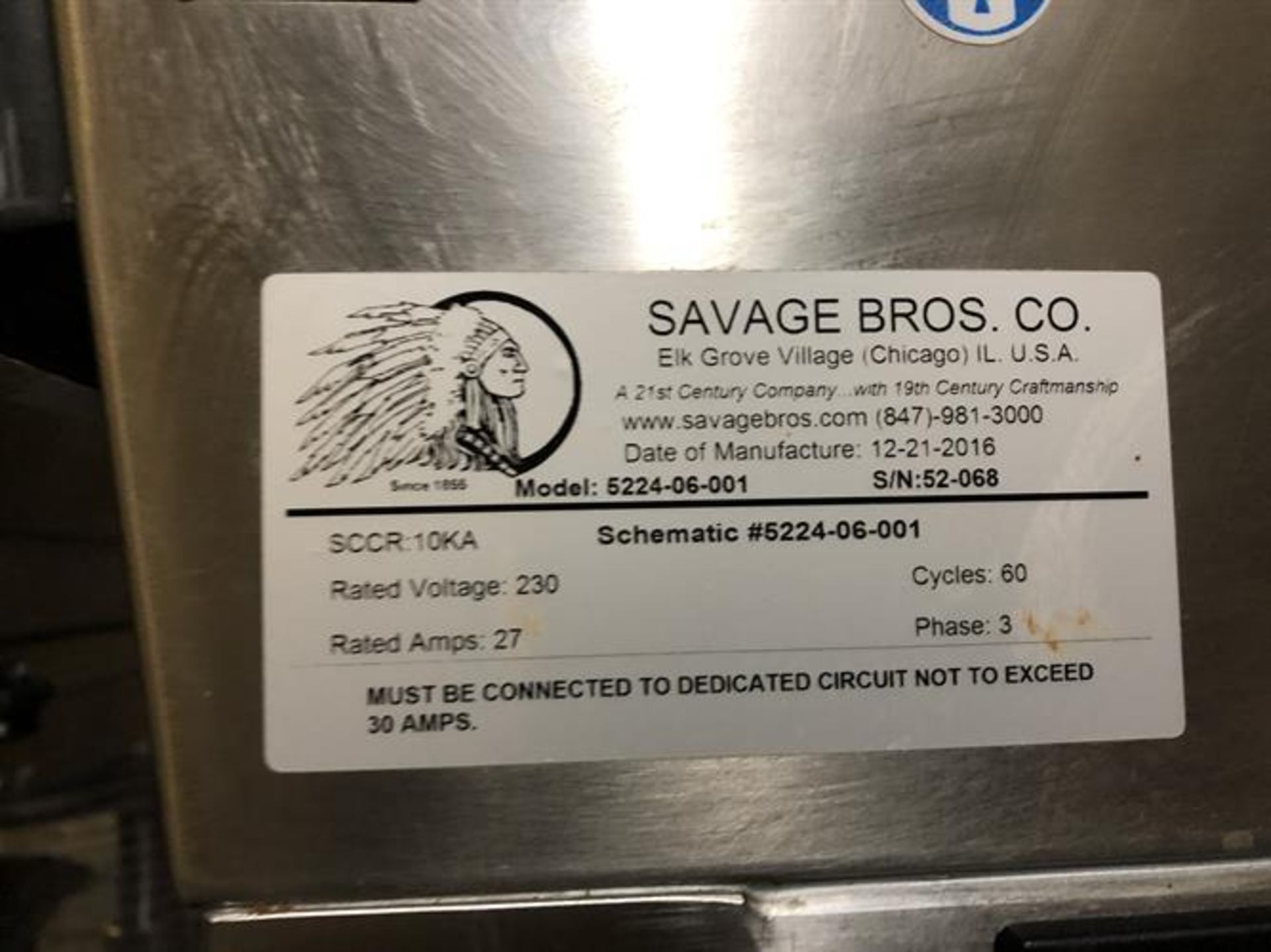 Savage 24" Stainless Steel Enrobing Line - New 2016 Smith 24" wide x 8-ft long Stainless Steel - Image 2 of 8