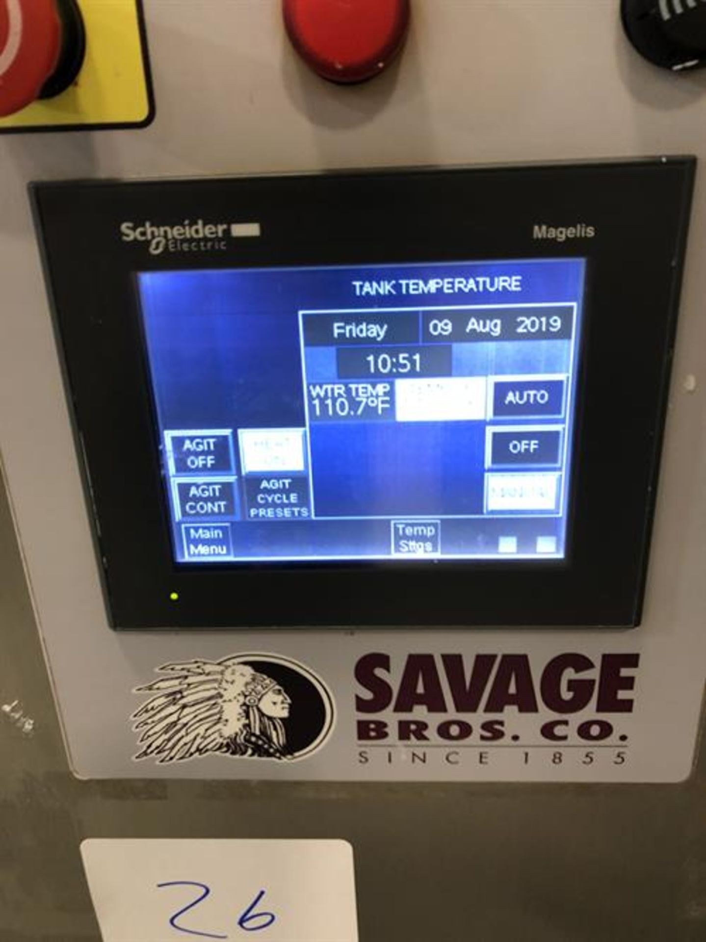Savage 1250-lb Stainless Steel Choclate Melter - model 0974-40, with PLC touchscreen controls, - - Image 4 of 7