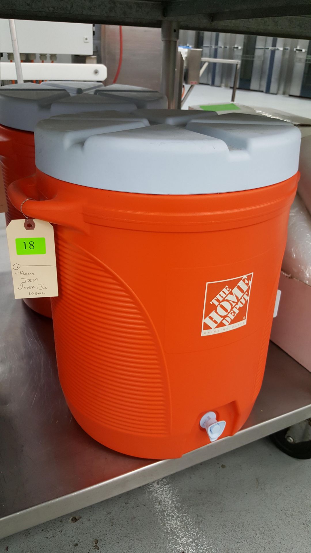 HOME DEPOT WATER JUG 10 GAL