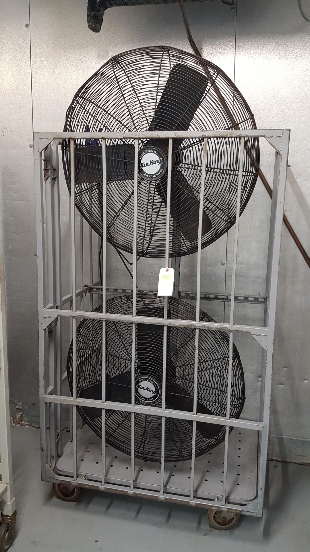 AIRKING CIRCULATOR FANS W/ RACK