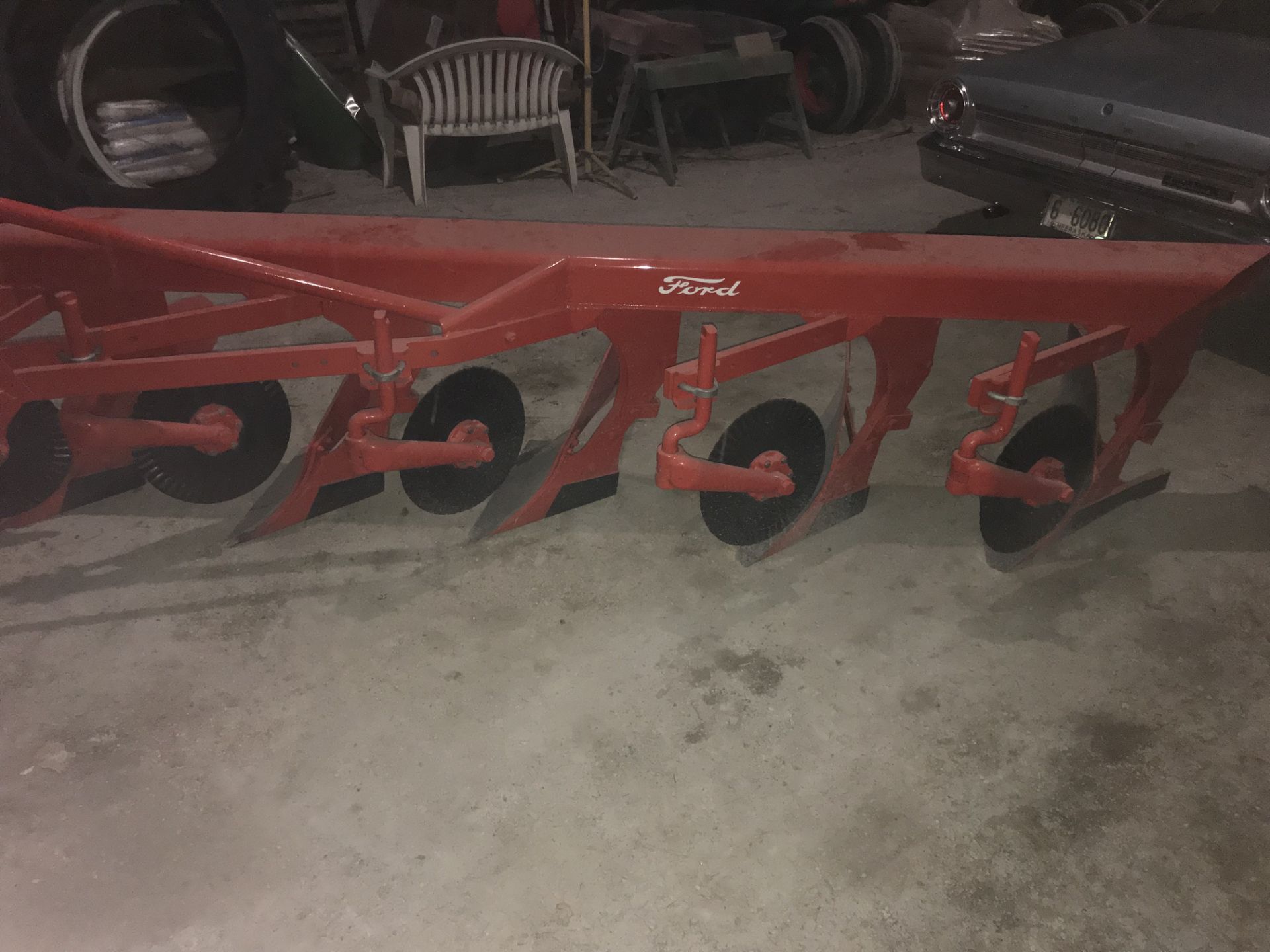 Ford S#I485 5 Bottom 3pt Mounted Plow (restored)