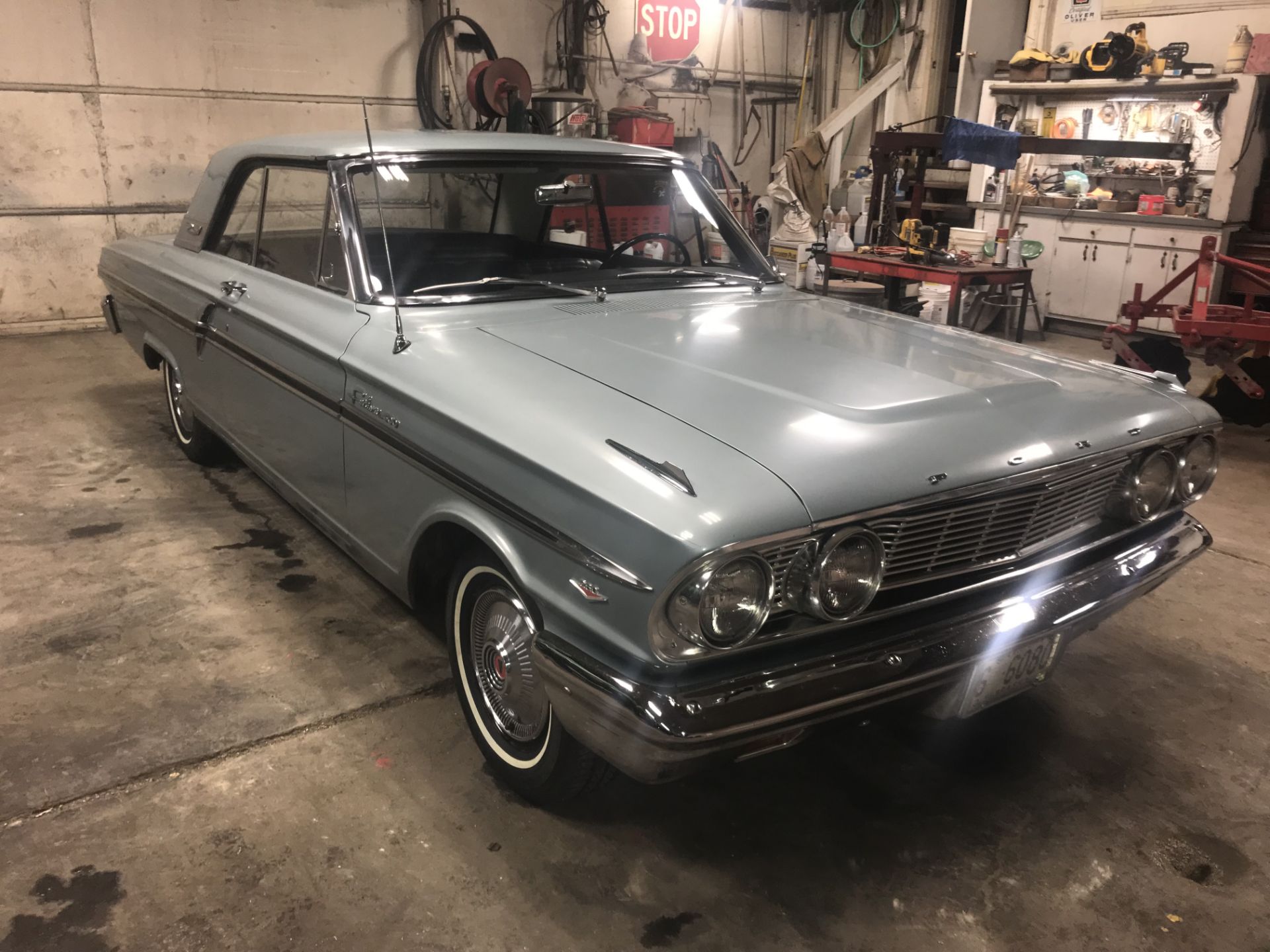 1964 Ford Fairlane 500 2dr Sedan, 260 V-8, Auto, PS, 75,808 original miles!