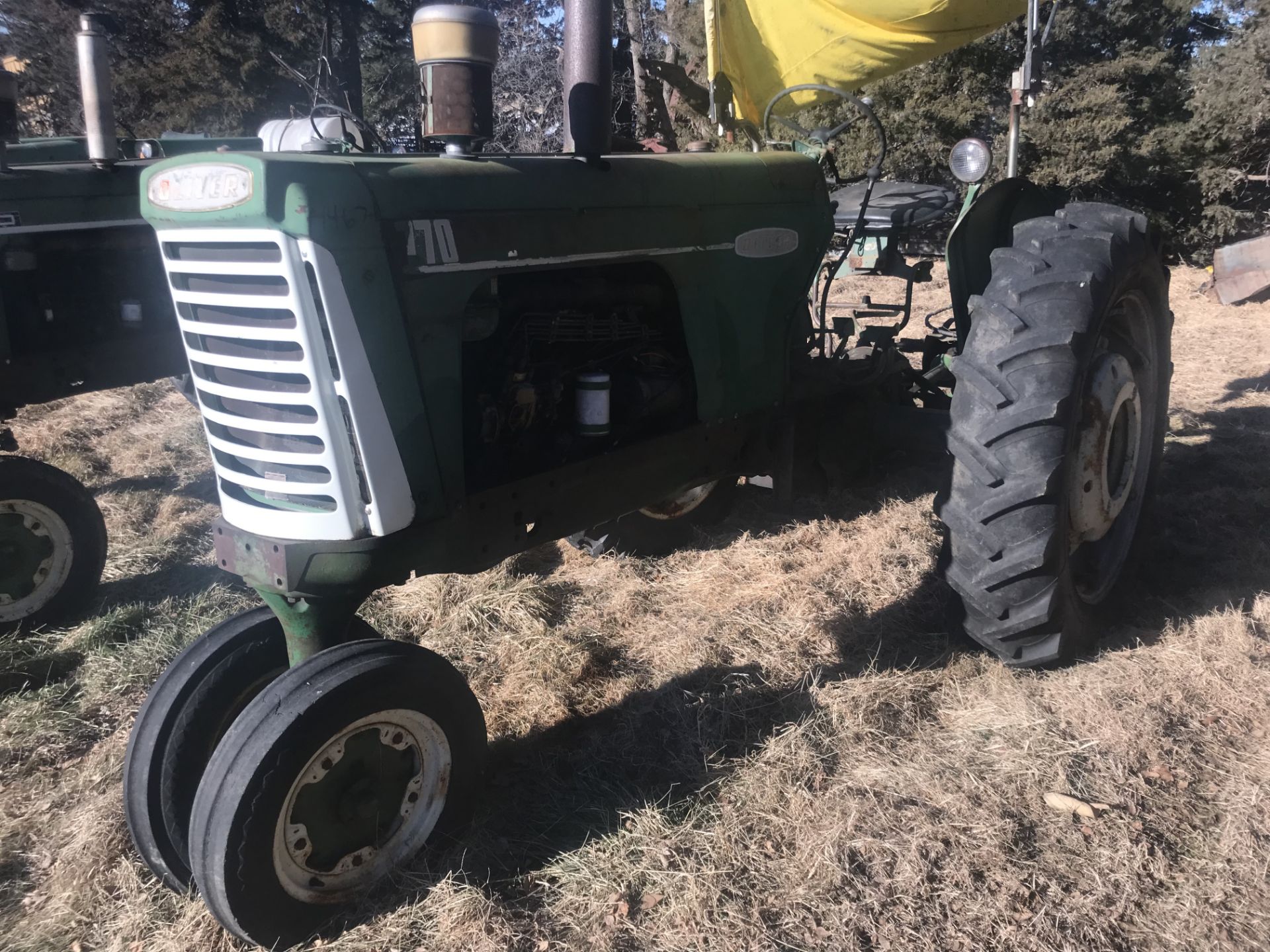 770 Diesel S#68-747-735, NF, Rear Wts, Fenders, 13.6x38 (good rubber) Orginal