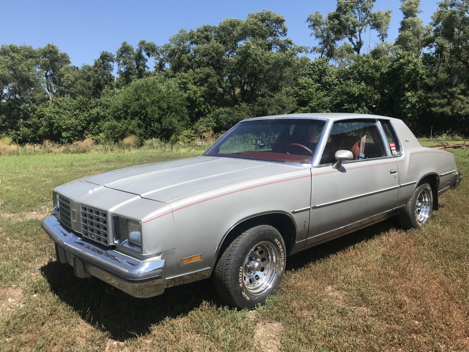 1979 Oldsmobile Cutlass Calais 2dr, Rebuilt 350 V-8, 350 Turbo Auto w/Floor Shift, 750 Holly 4v, - Image 8 of 8