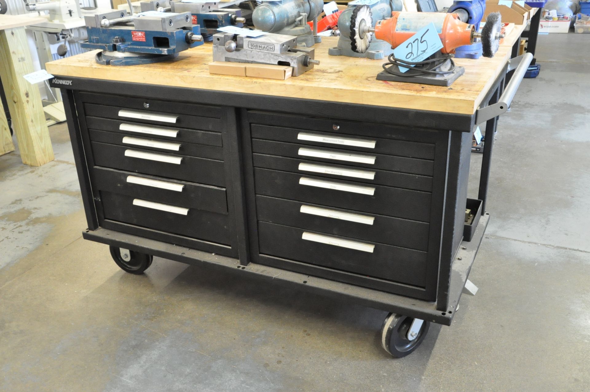 Kennedy 12-Drawer Tooling Cabinet/Bench, Portable (Contents Not Included),