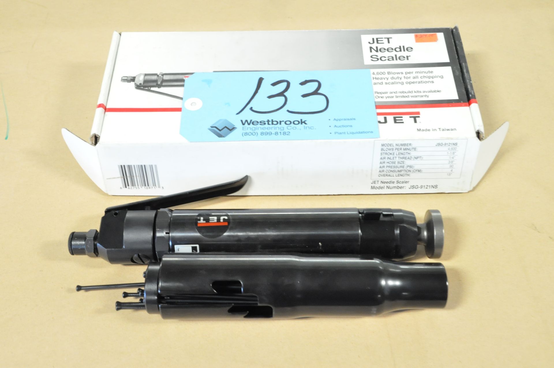 Jet JSG-9121NS, Pneumatic Scaler, (Packaged)