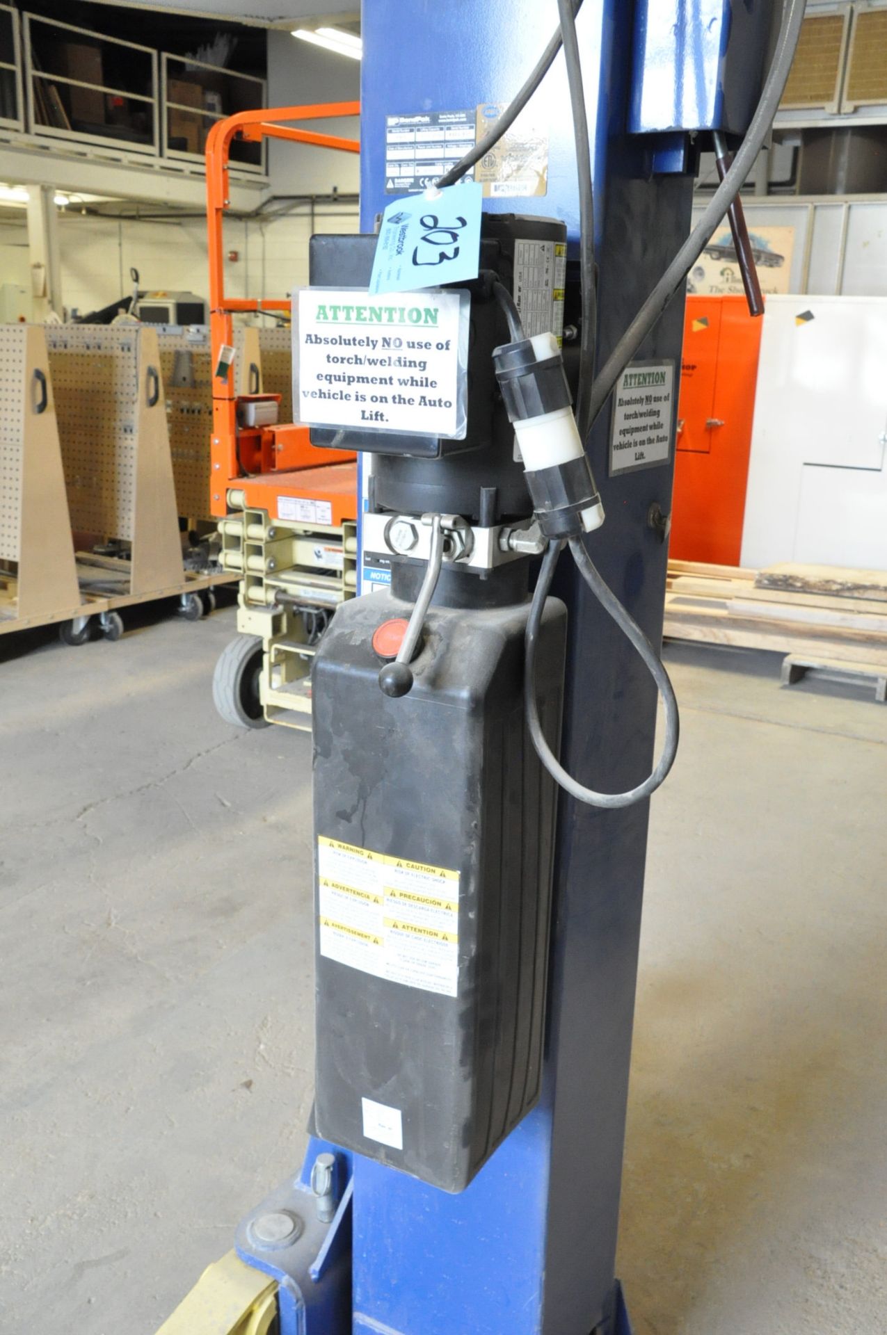 Bendpak Model XPR-10, 10,000-Lbs. Capacity 2-Post Hydraulic Car Lift, 2-HP, 1-PH - Image 2 of 3