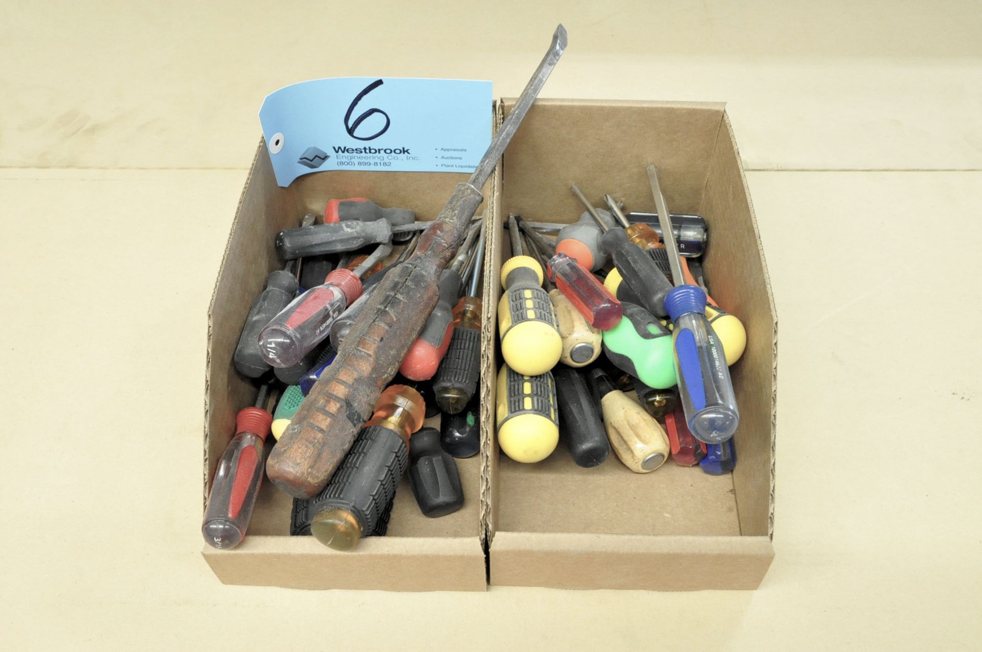 Lot-Slotted and Phillips Screwdrivers in (2) Boxes