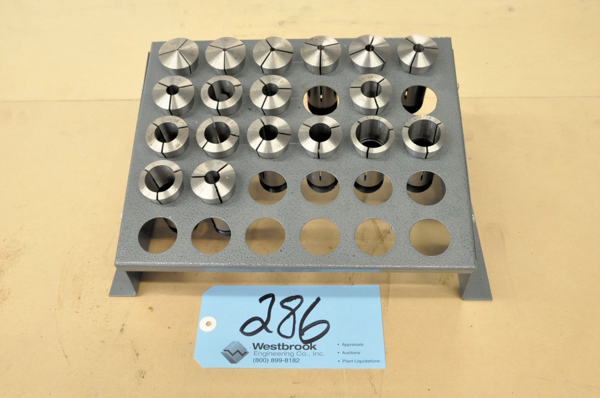 18-Piece 5C Collet Set with Stand