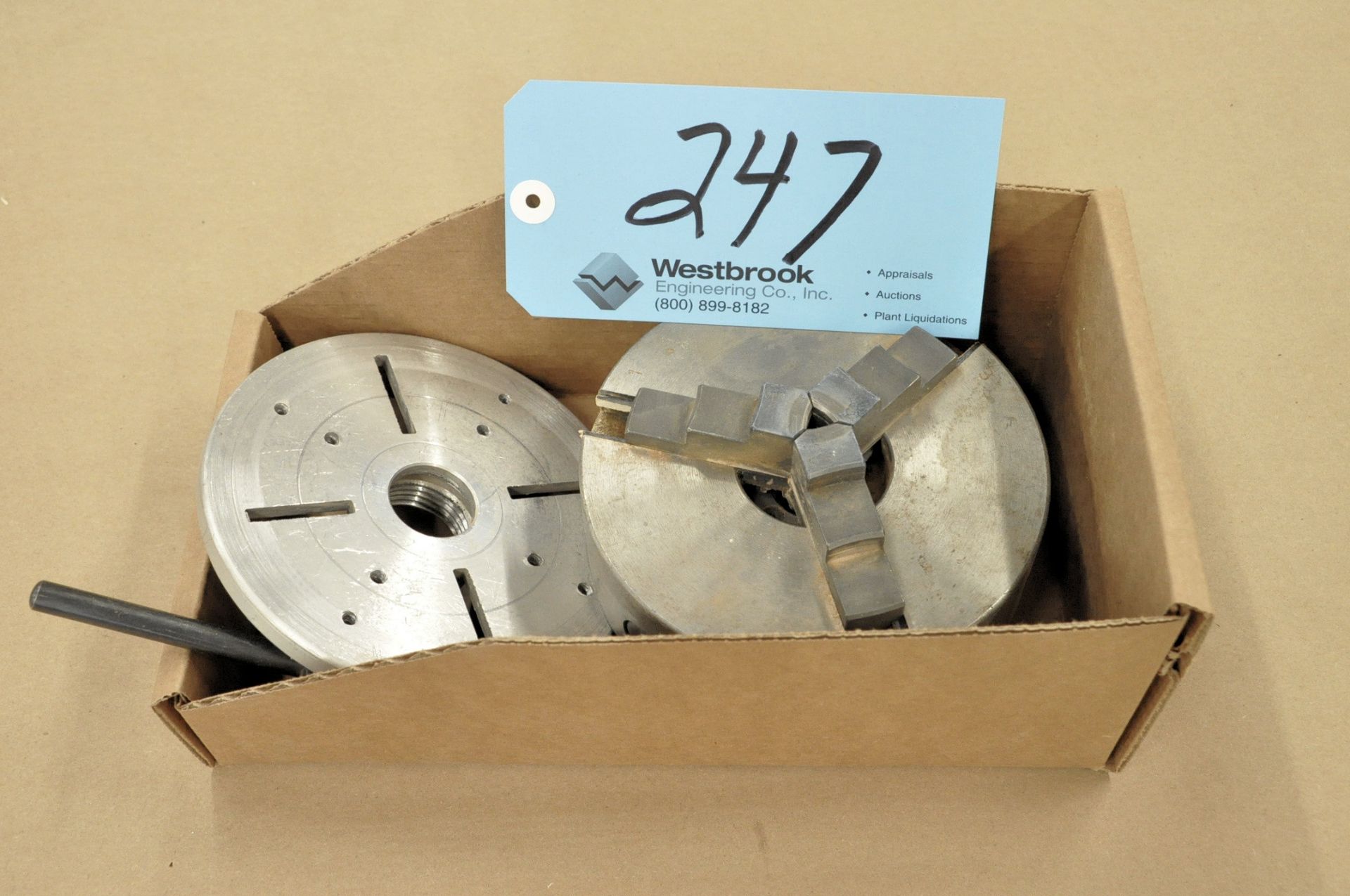 6" 3-Jaw Chuck with Face Plate in (1) Box