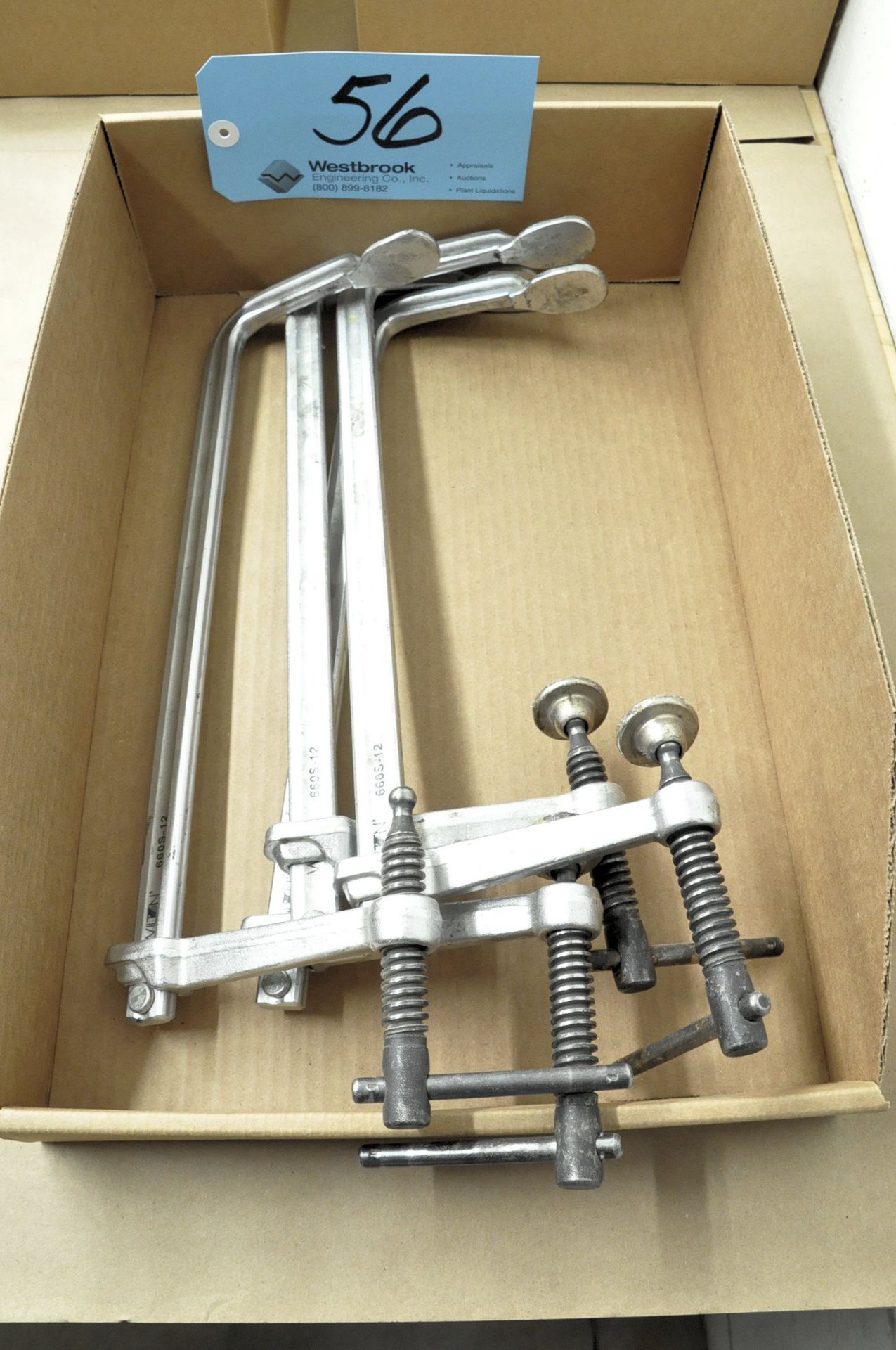 Lot-(4) Wilton No. 660S-12, F-Clamps in (1) Box