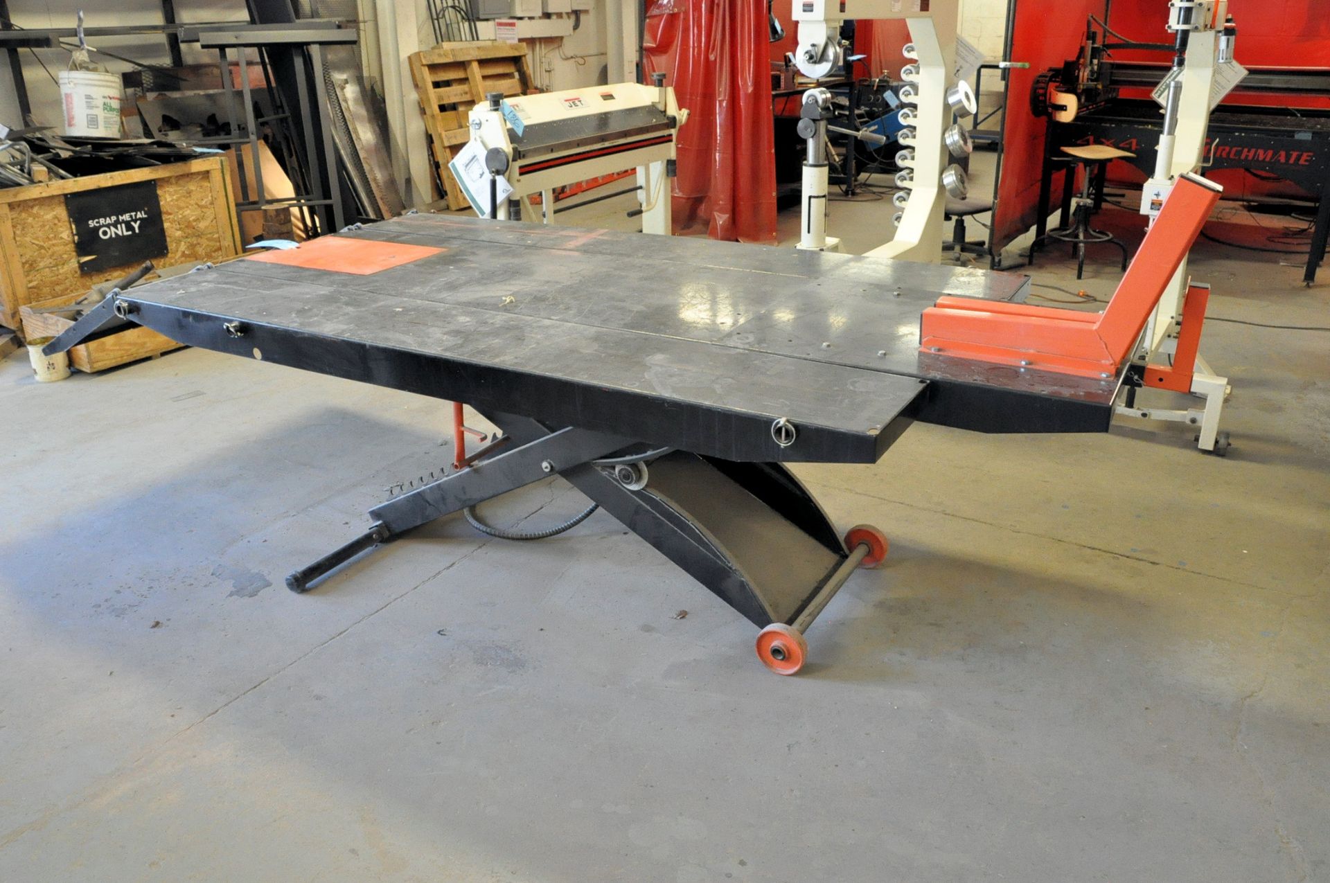 No Name Model JMML-1000, Motorcycle Lift Table, S/n N/a, Table Size: 48" x 96", 1,500 LB Capacity - Image 2 of 2