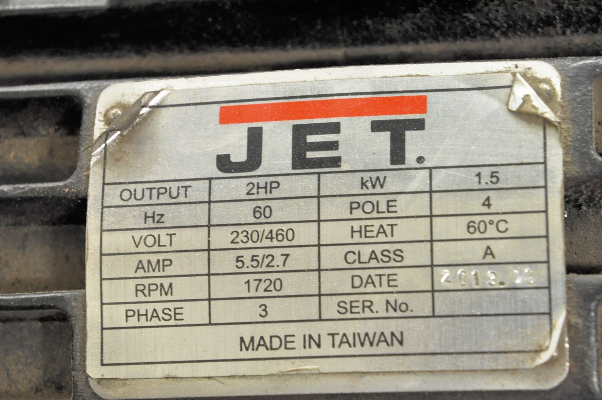 Jet EHB-1018VM, Horizontal Metal Cutting Band Saw, S/n 13081111 - Image 5 of 5