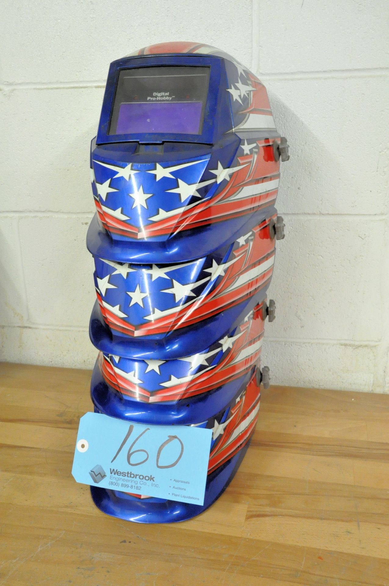 Lot-"Stars and Stripes" Face Shield Helmets