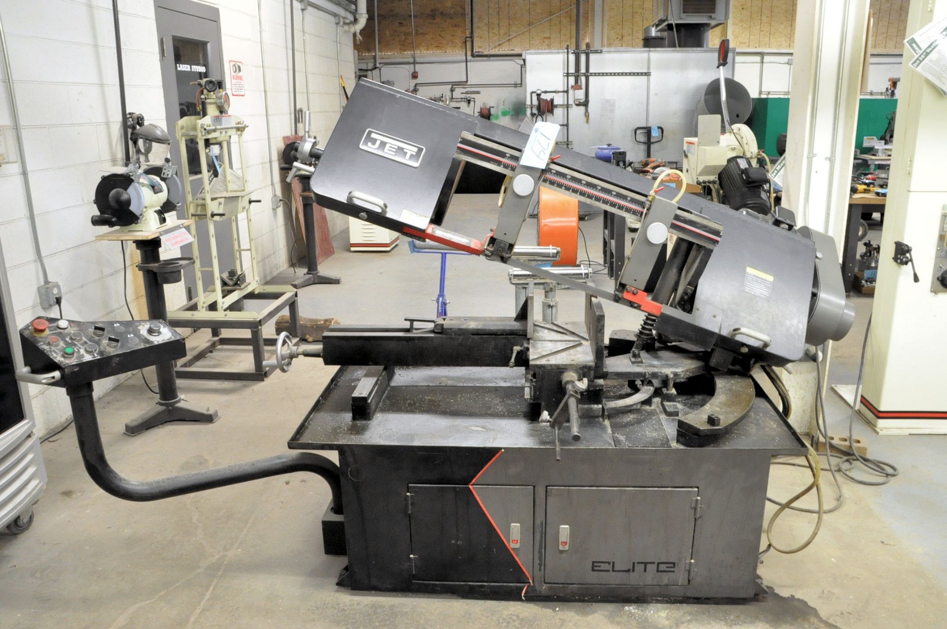 Jet EHB-1018VM, Horizontal Metal Cutting Band Saw, S/n 13081111