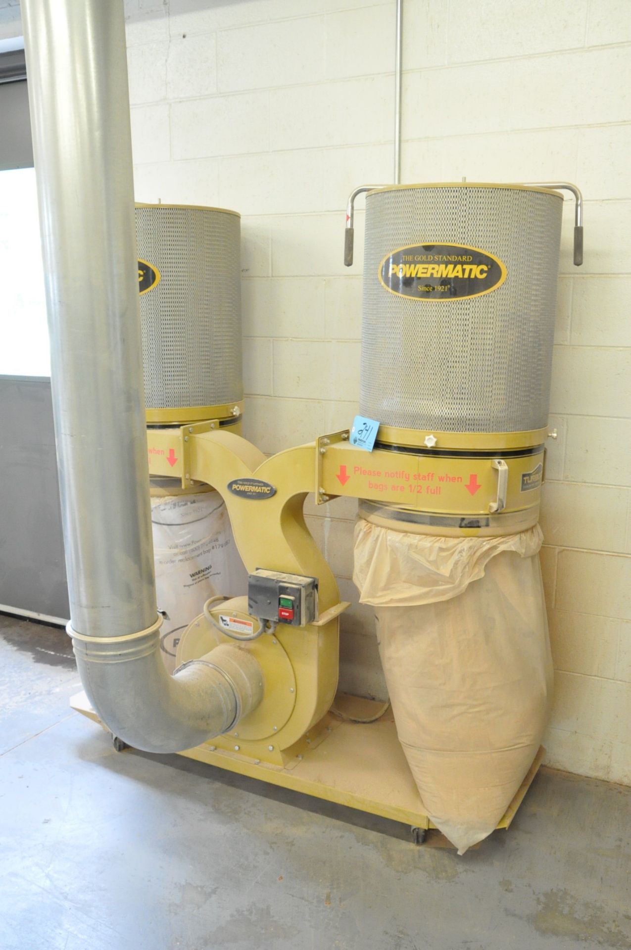 Powermatic Model PM1900TX-3 Dust Collector, S/n 14090938, 3-HP