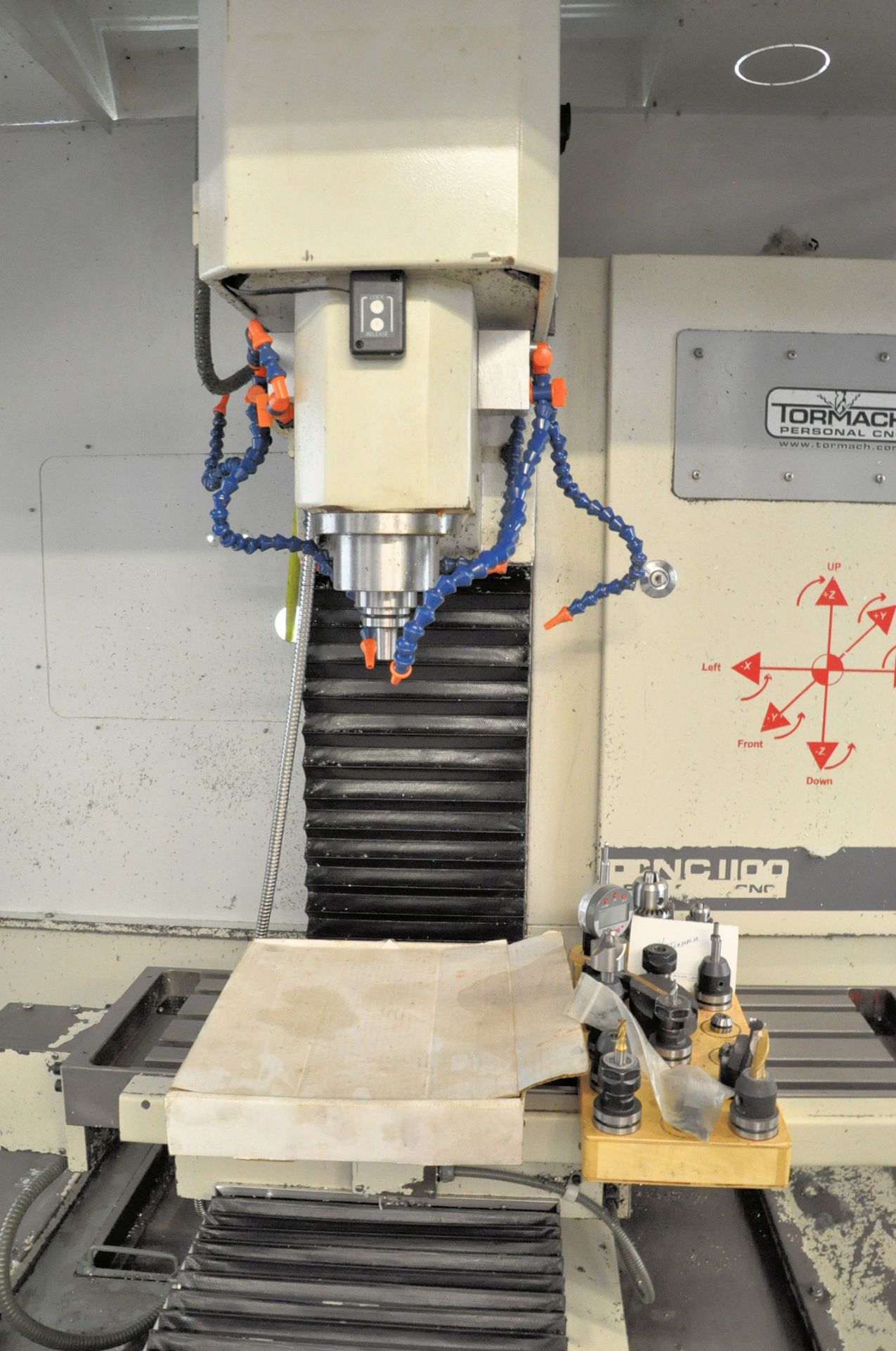 Tormach Model PCNC 1100, CNC Vertical Machining Center, S/n 3289, Enclosure Kit, Power Drawbar, Etc. - Image 5 of 8