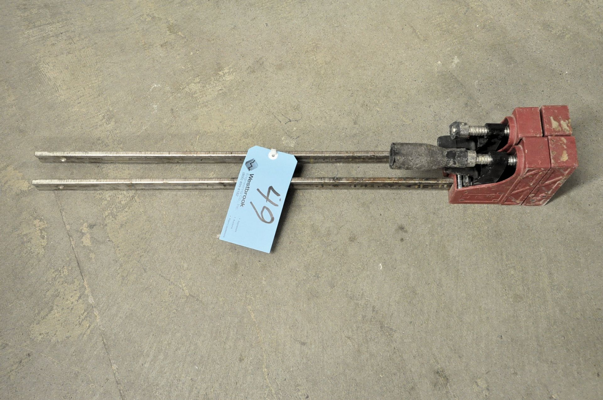 Lot-(2) Jet No. 70424, 24" Parallel Clamps Under (1) Table