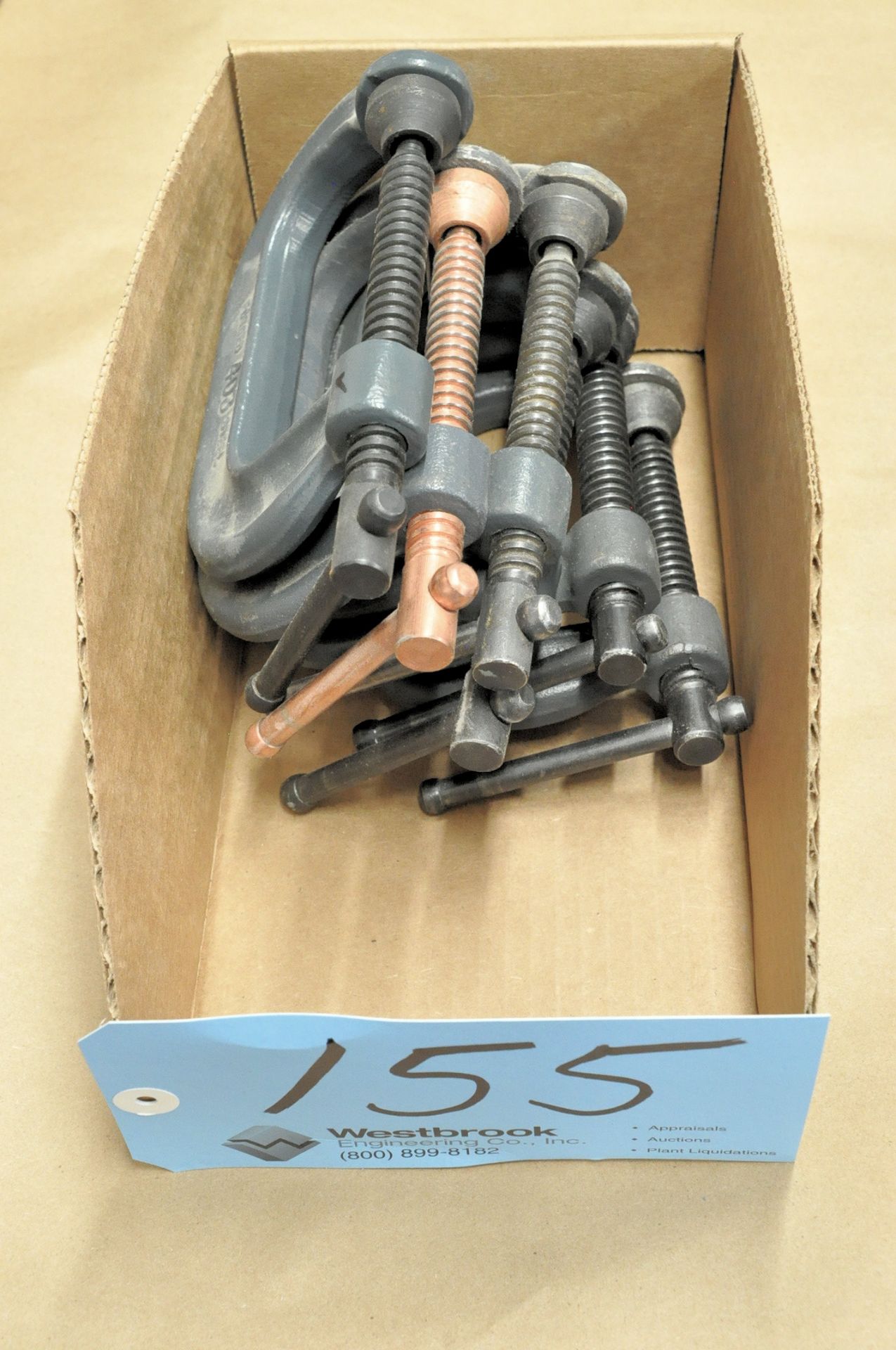 Lot-(7) Wilton No. 403, 3" C-Clamps in (1) Box