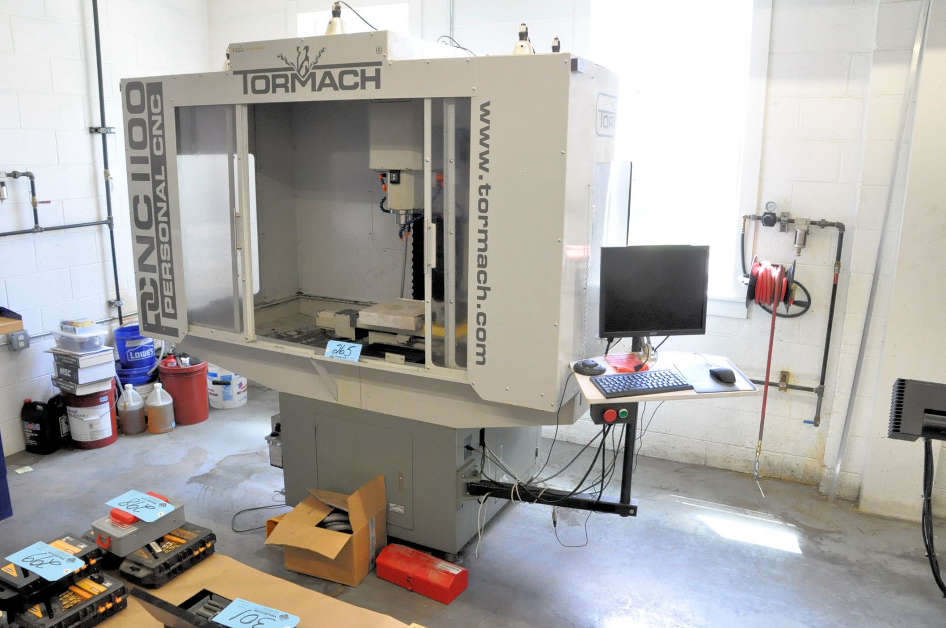 Tormach Model PCNC 1100, CNC Vertical Machining Center, S/n 3289, Enclosure Kit, Power Drawbar, Etc. - Image 3 of 8